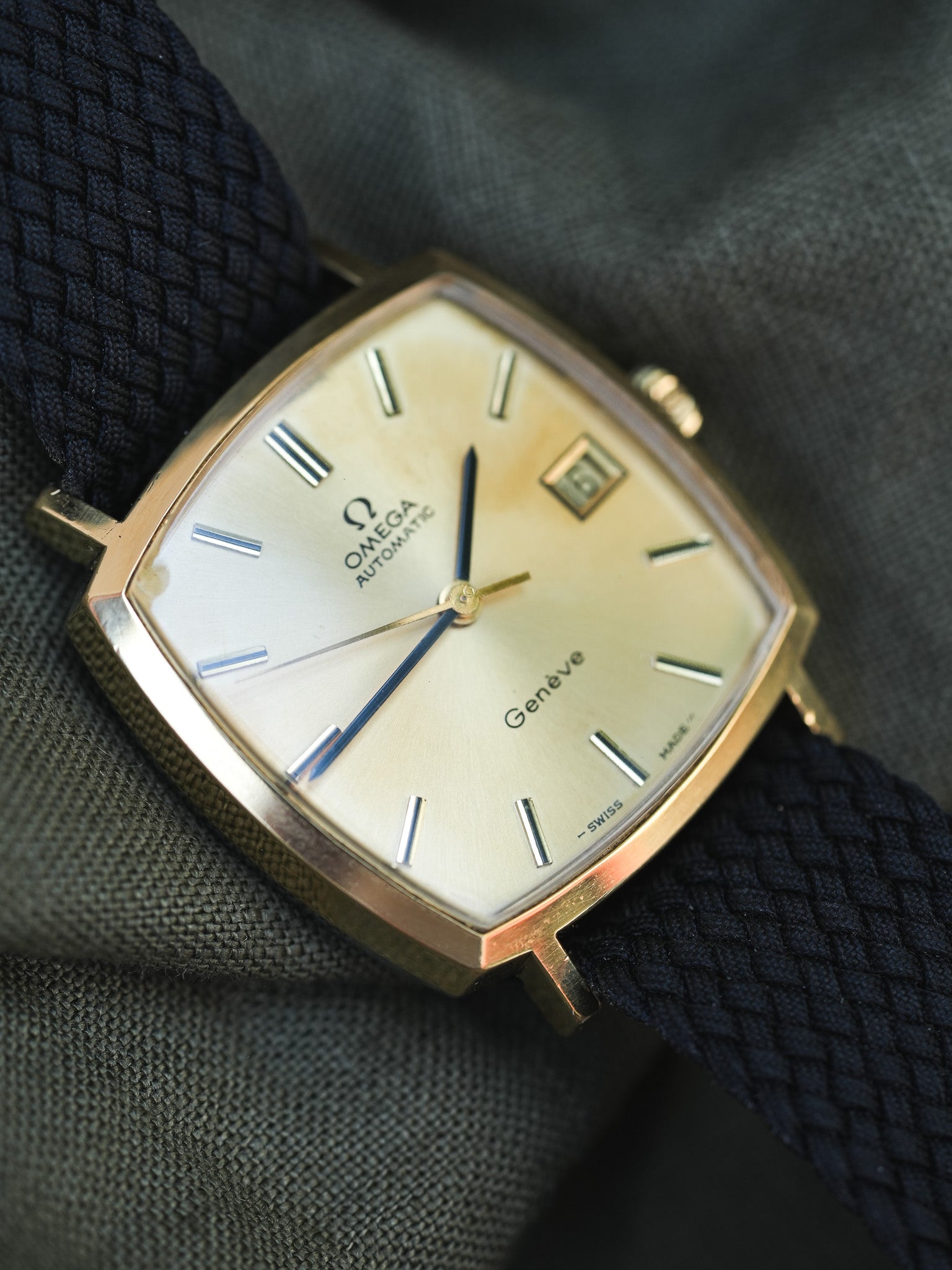 Omega - Genève Carré Plaqué or - 1973 - Atelier Victor - Vintage Shop