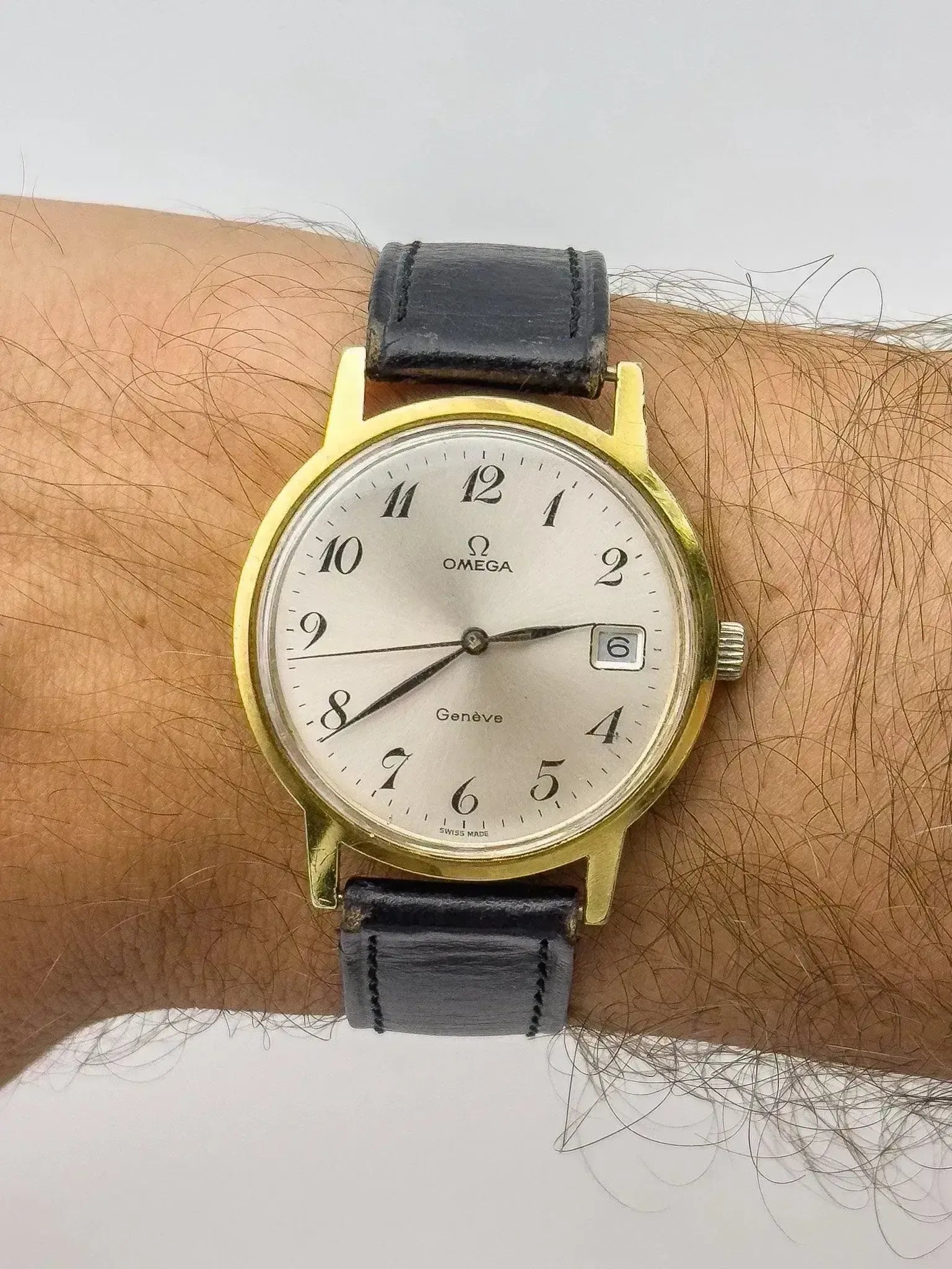 Omega - Genève chiffres Breguet Plaqué or - 1972 - Atelier Victor