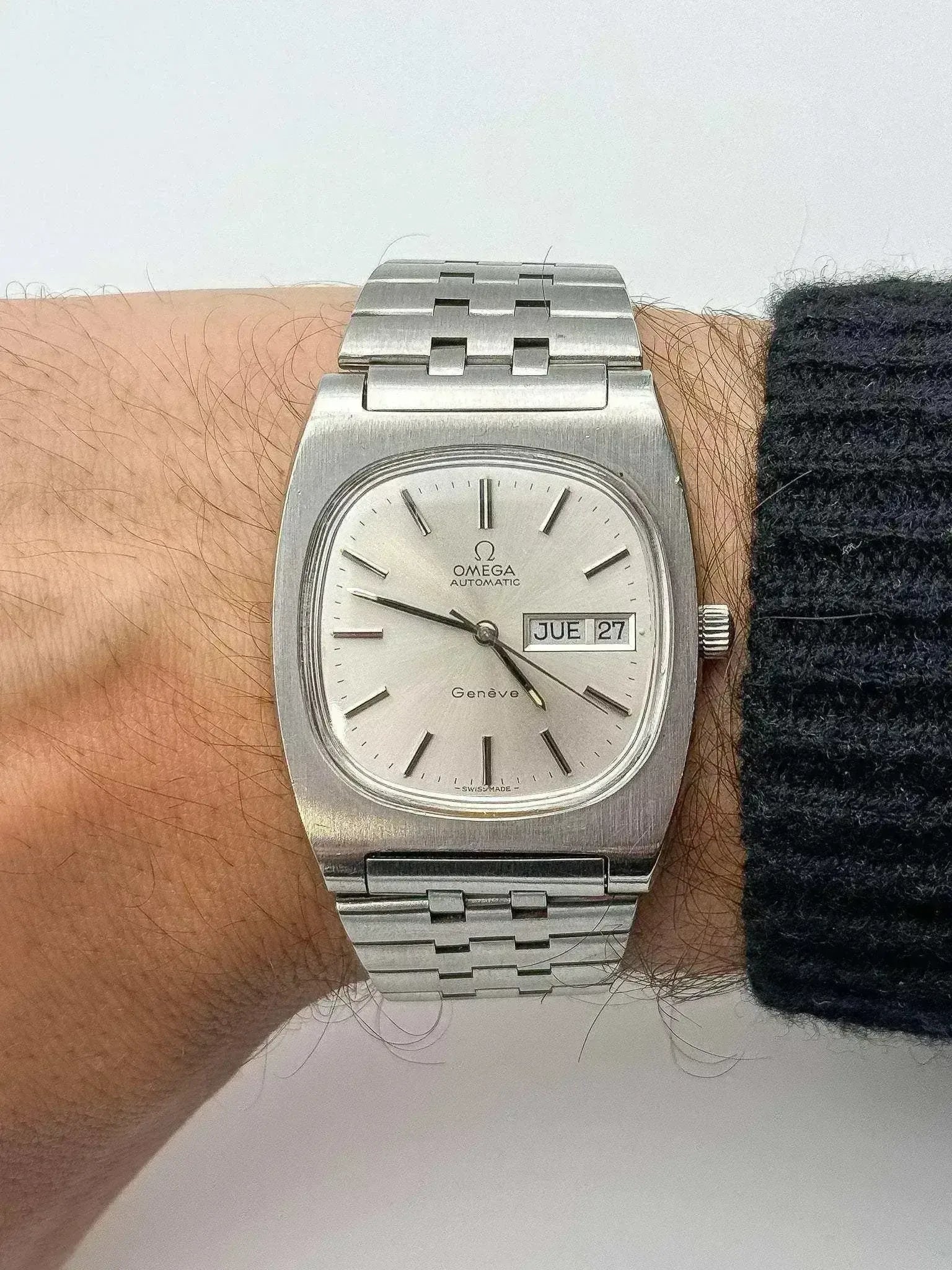 Omega - Genève Daydate XL Bracelet acier Omega - 1974 - Atelier Victor