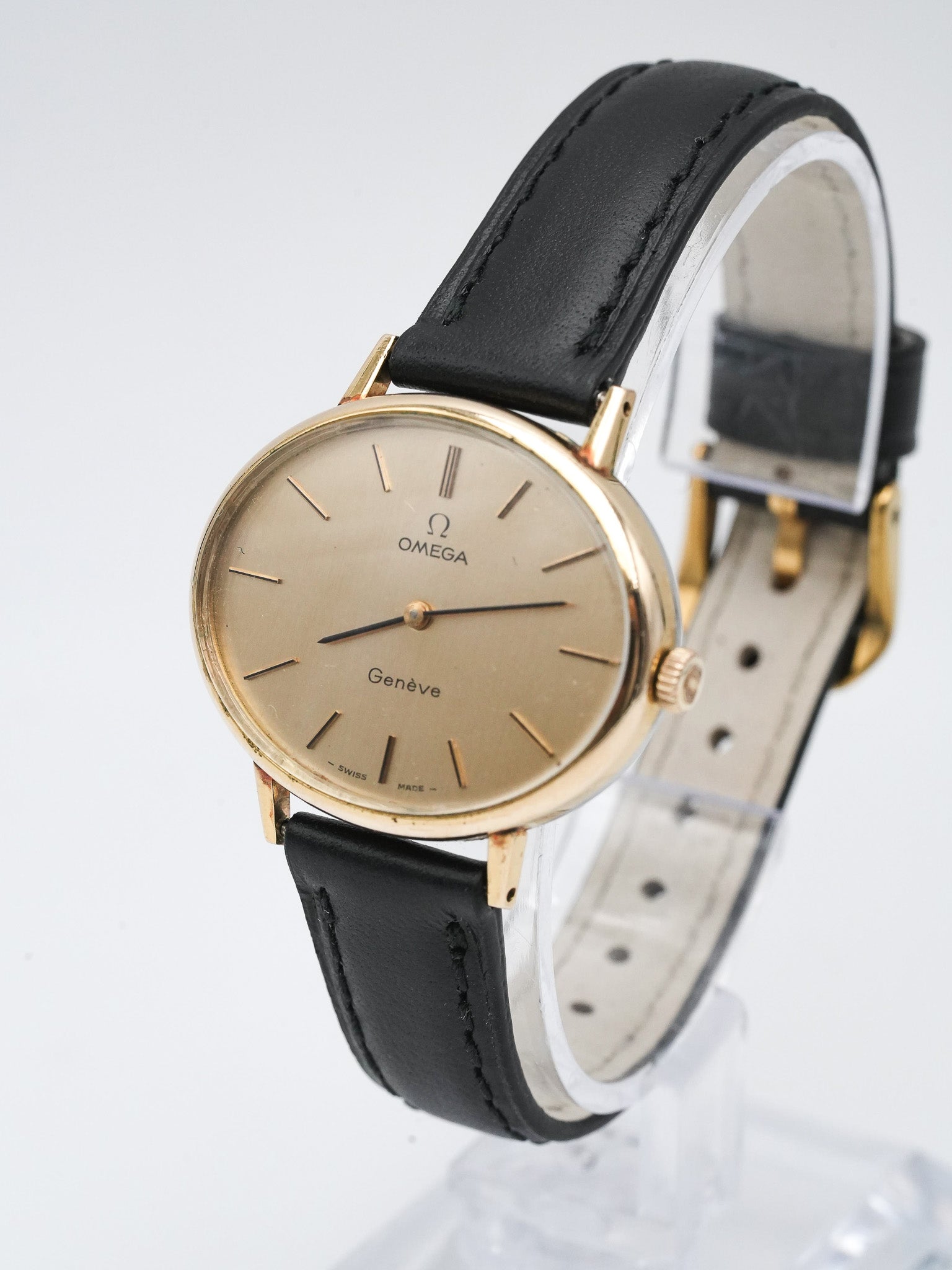 Omega - Genève Ellipse Horizontale Plaqué or - 1970s - Atelier Victor - Vintage Shop