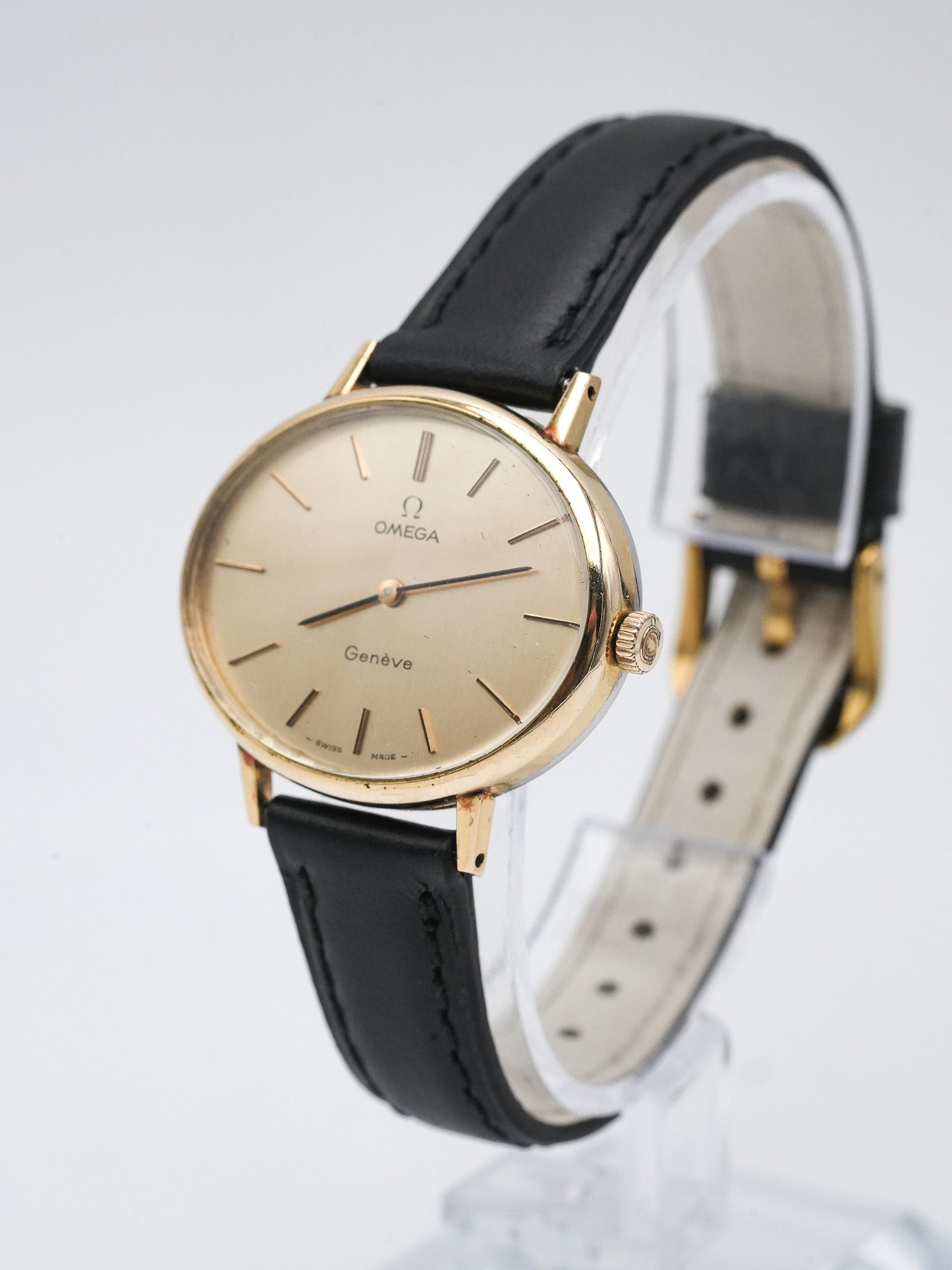 Omega - Genève Ellipse Horizontale Plaqué or - 1970s - Atelier Victor - Vintage Shop