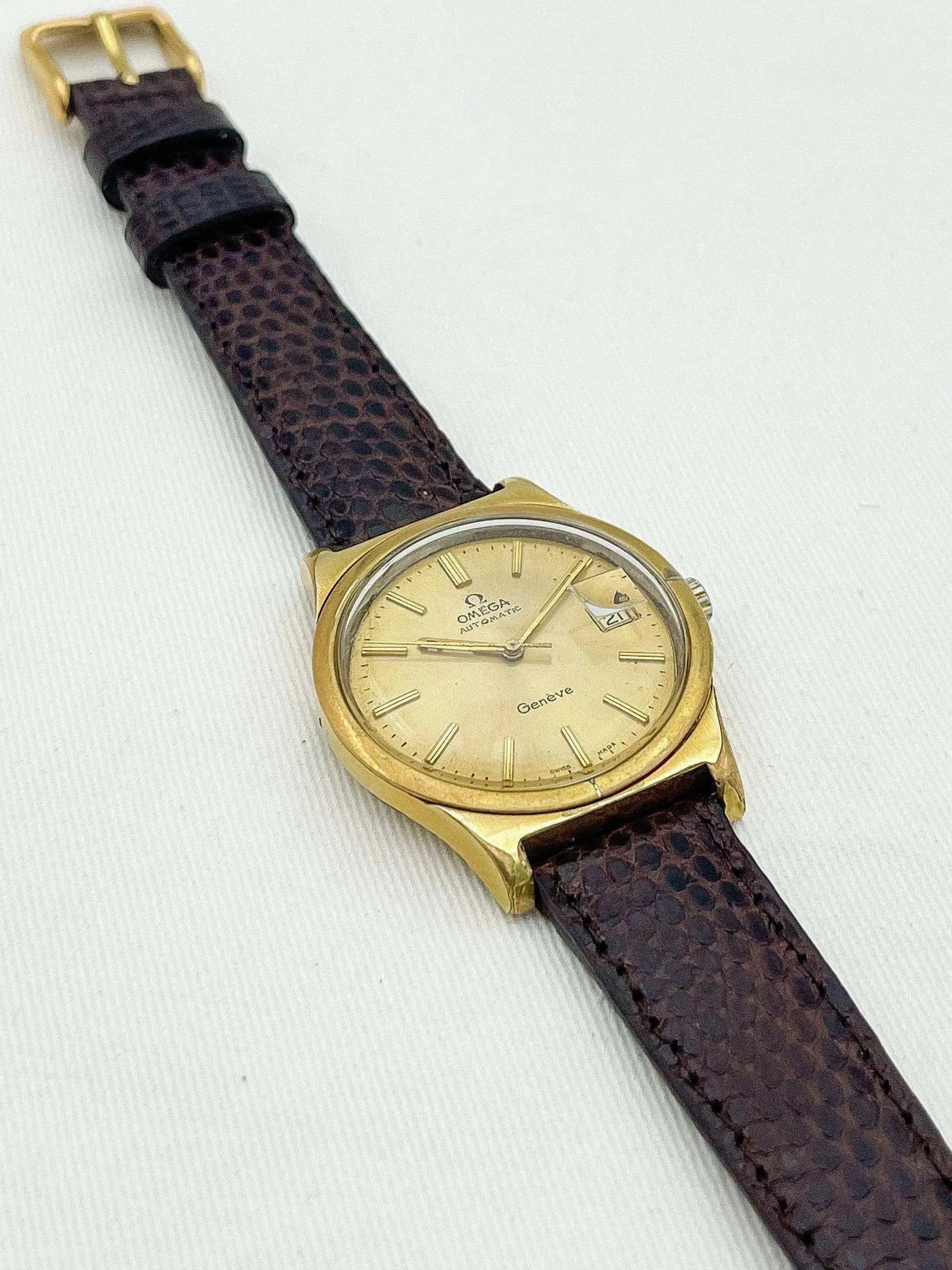 Omega - Genève Gold 36mm -1974 - Atelier Victor Paris - Vintage Watch Shop Dubai