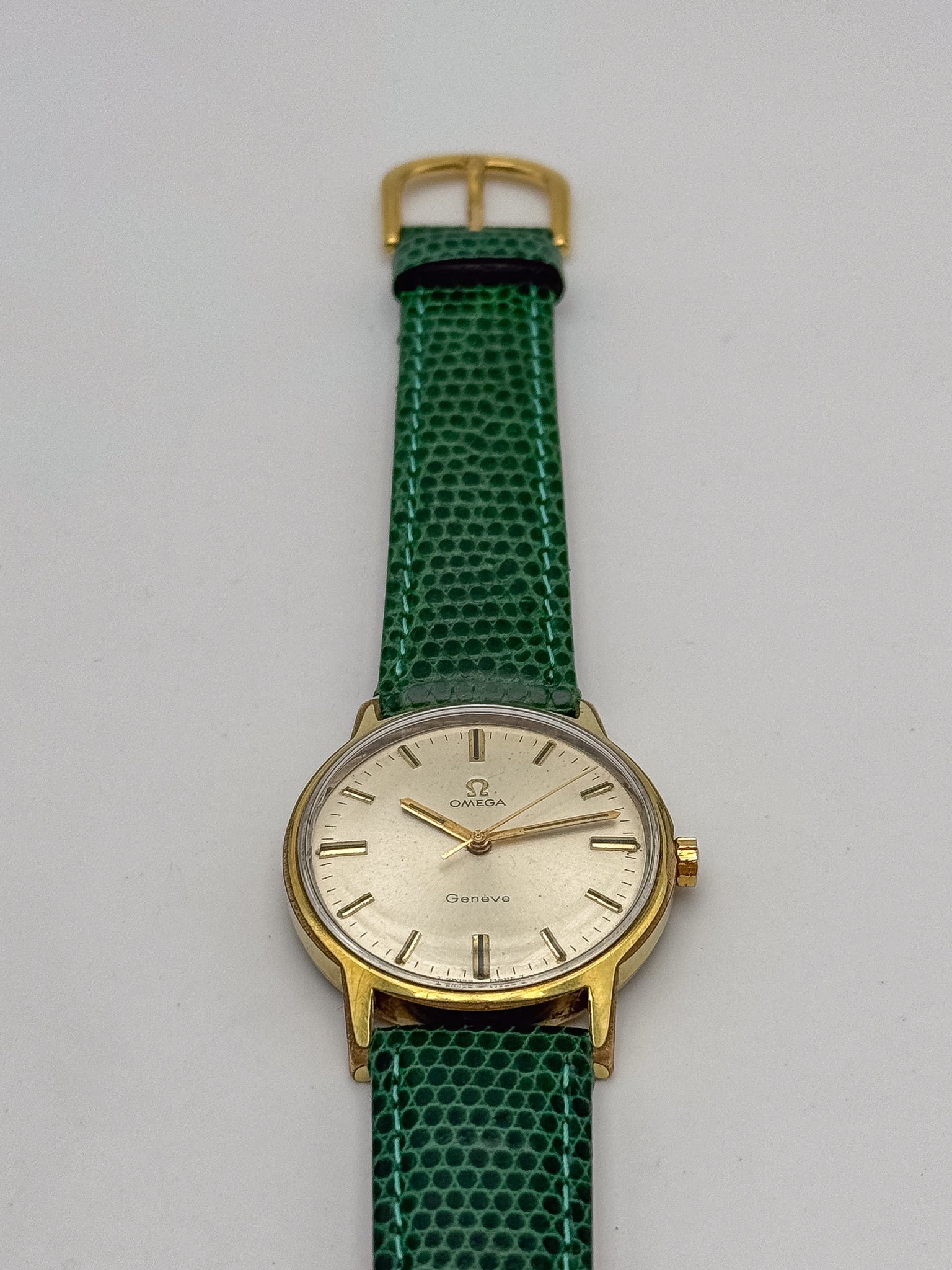 Omega - Genève Plaqué Or Champagne Index Noir - 1970 - Atelier Victor Paris - Vintage Watch Shop Dubai