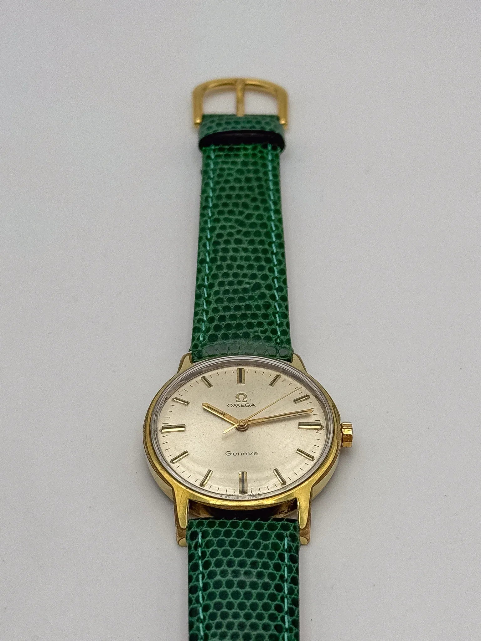 Omega - Genève Plaqué Or Champagne Index Noir - 1970 - Atelier Victor - Vintage Shop