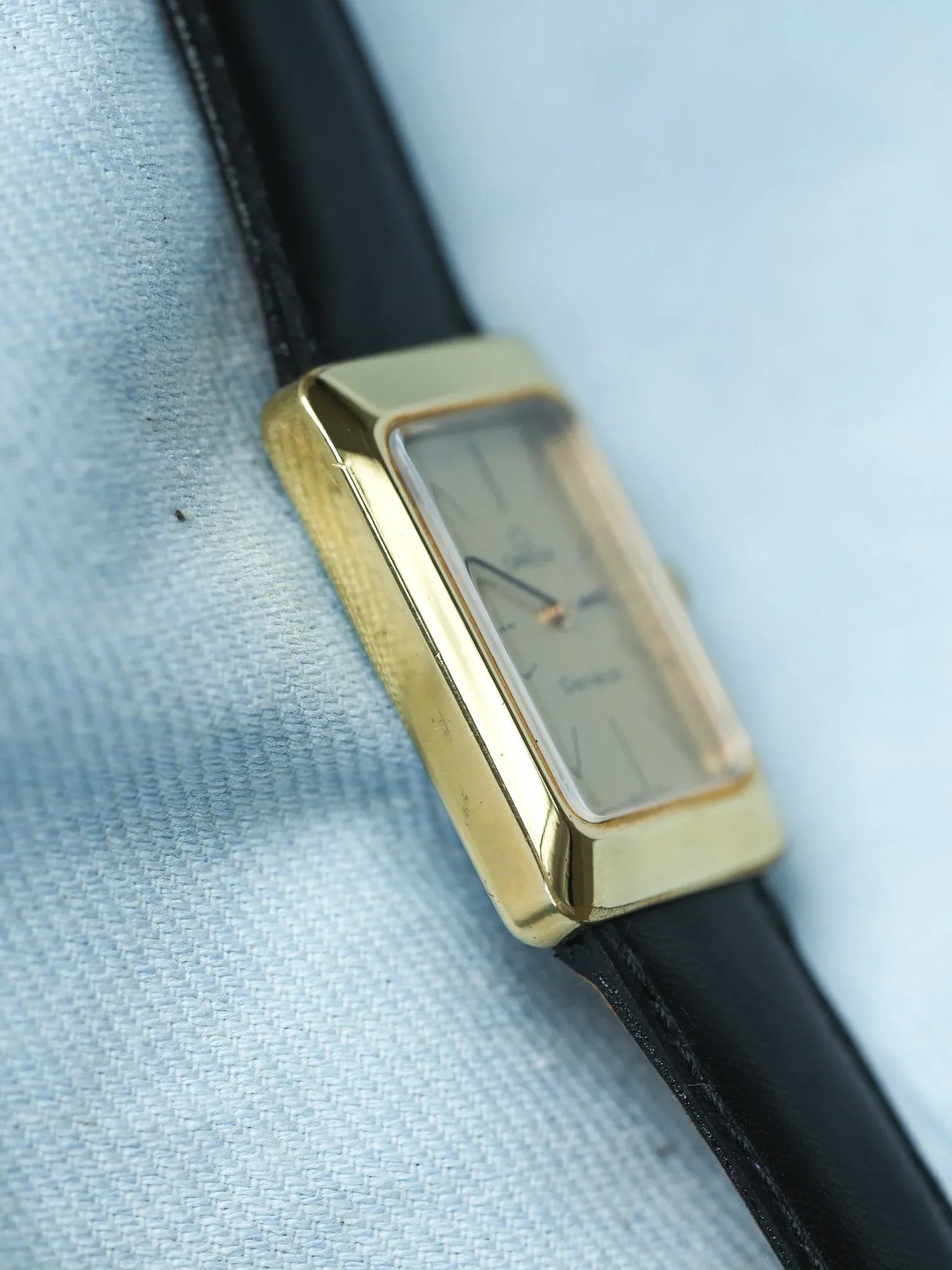 Omega - Genève Tank Champagne Chapado en oro 511.0476 Mecánico - 1974