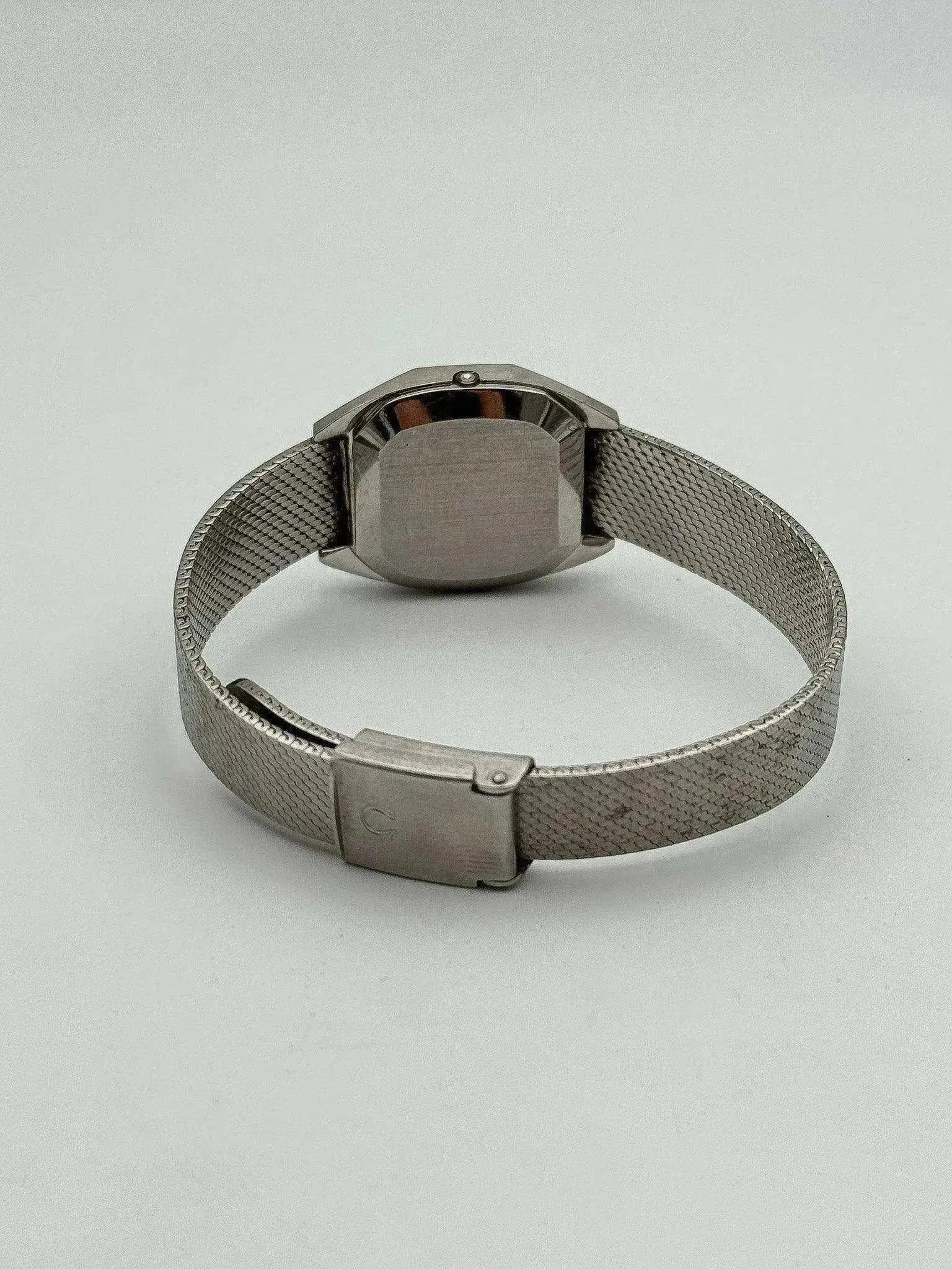 Omega - MIni Constellation 591.0006 Octogonale Noir Acier - 1976 - Atelier Victor