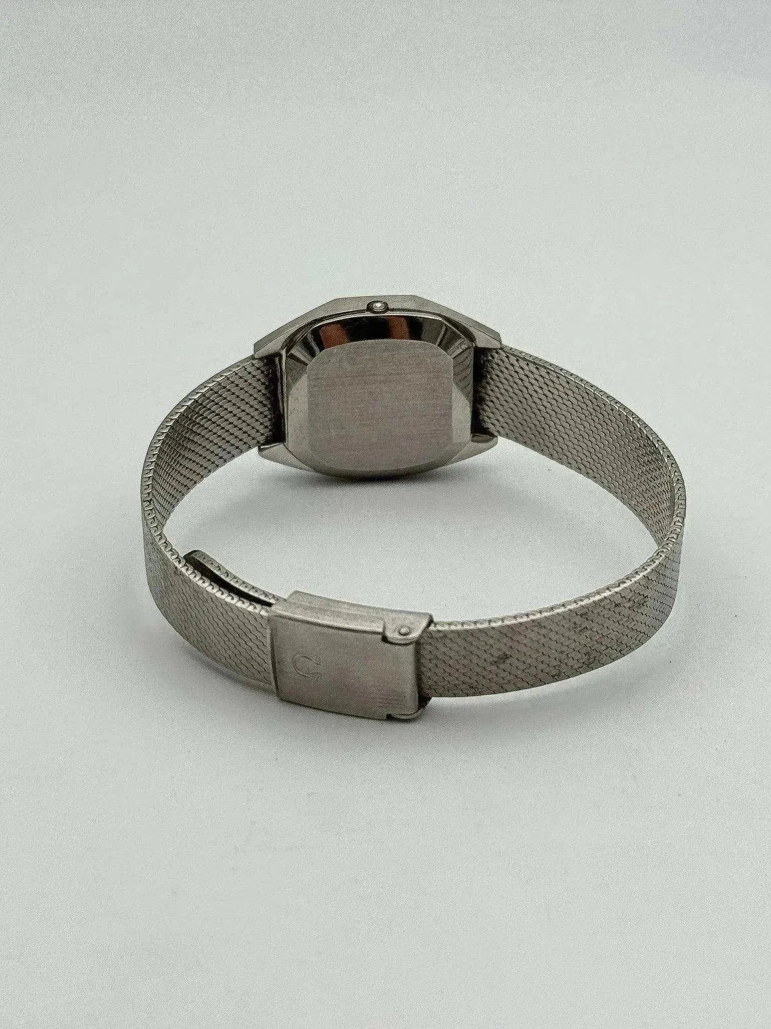 Omega - MIni Constellation 591.0006 Octogonale Noir Acier - 1976 - Atelier Victor