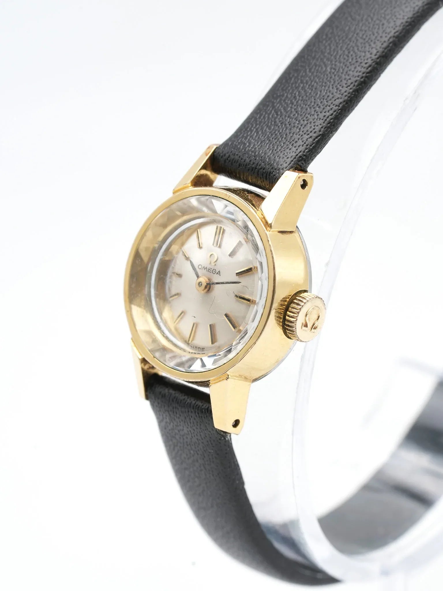 Omega - Mini Facetté Femme Plaqué or - 1964 - Atelier Victor - Vintage Shop