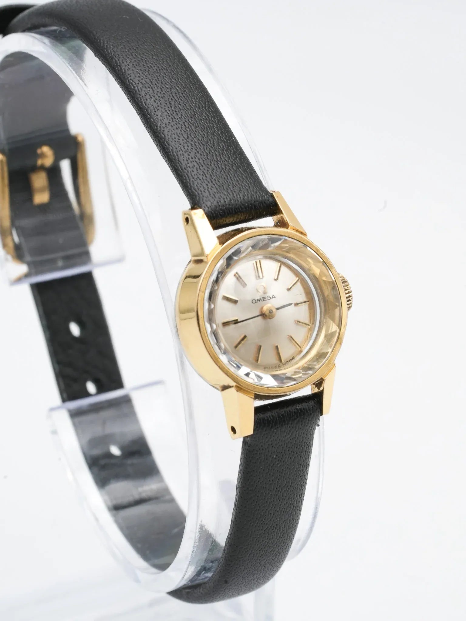 Omega - Mini Facetté Femme Plaqué or - 1964 - Atelier Victor - Vintage Shop