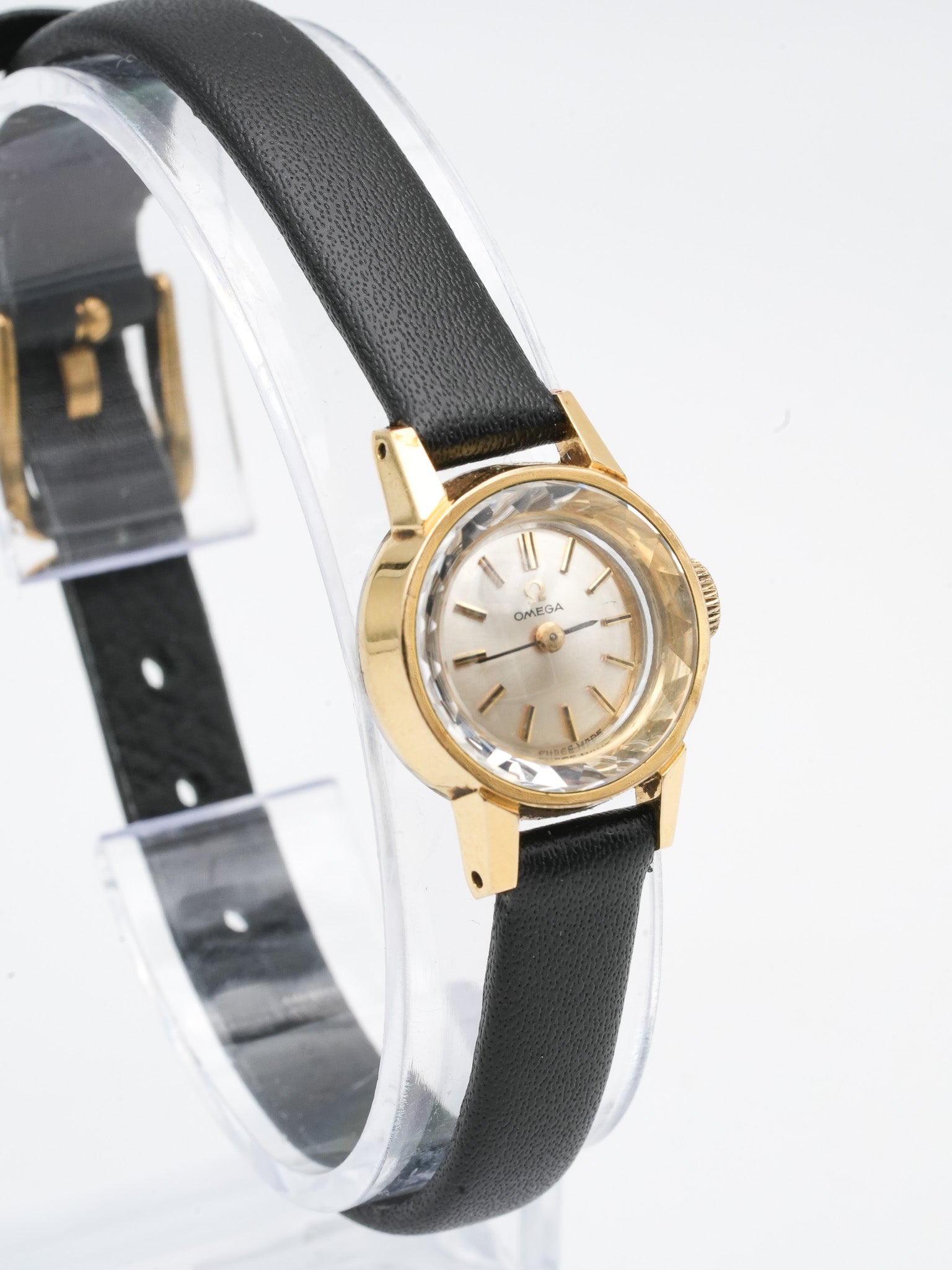 Omega - Mini Facetté Femme Plaqué or - 1964 - Atelier Victor - Vintage Shop