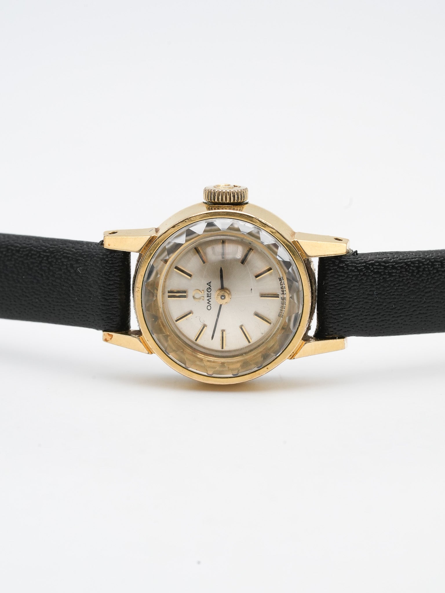 Omega - Mini Facetté Femme Plaqué or - 1964 - Atelier Victor - Vintage Shop