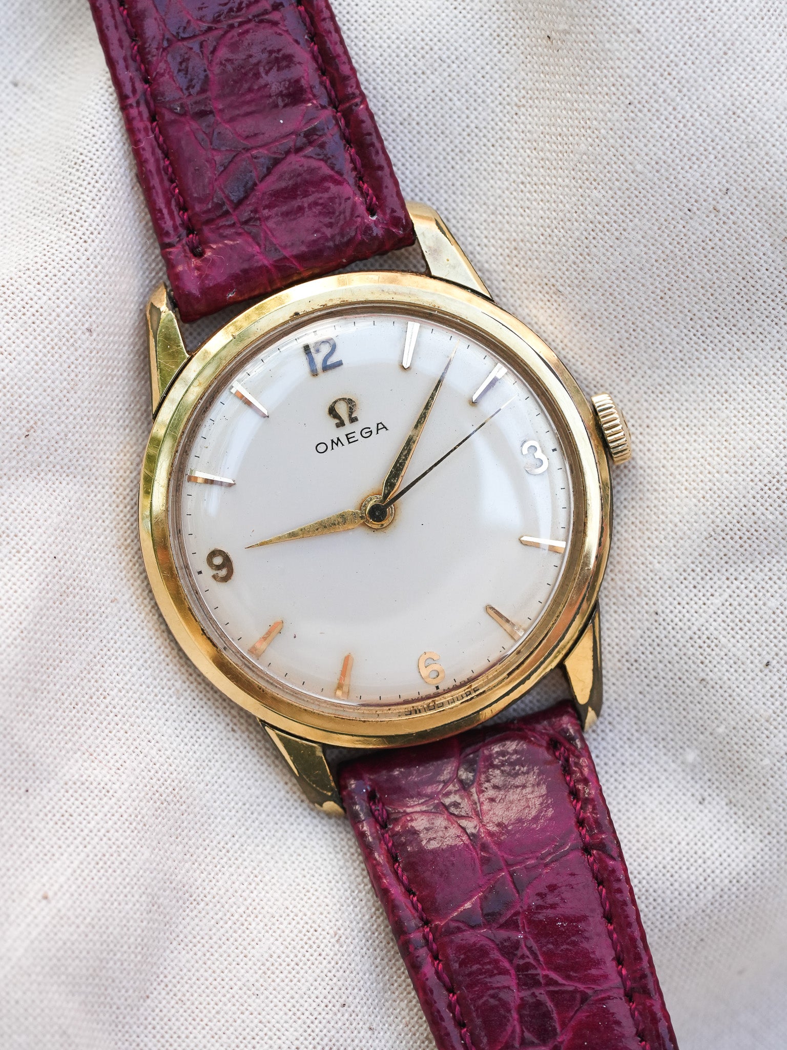 Omega - Plaqué Or 3-6-9-12 Patinée - 1960 - Atelier Victor - Vintage Shop