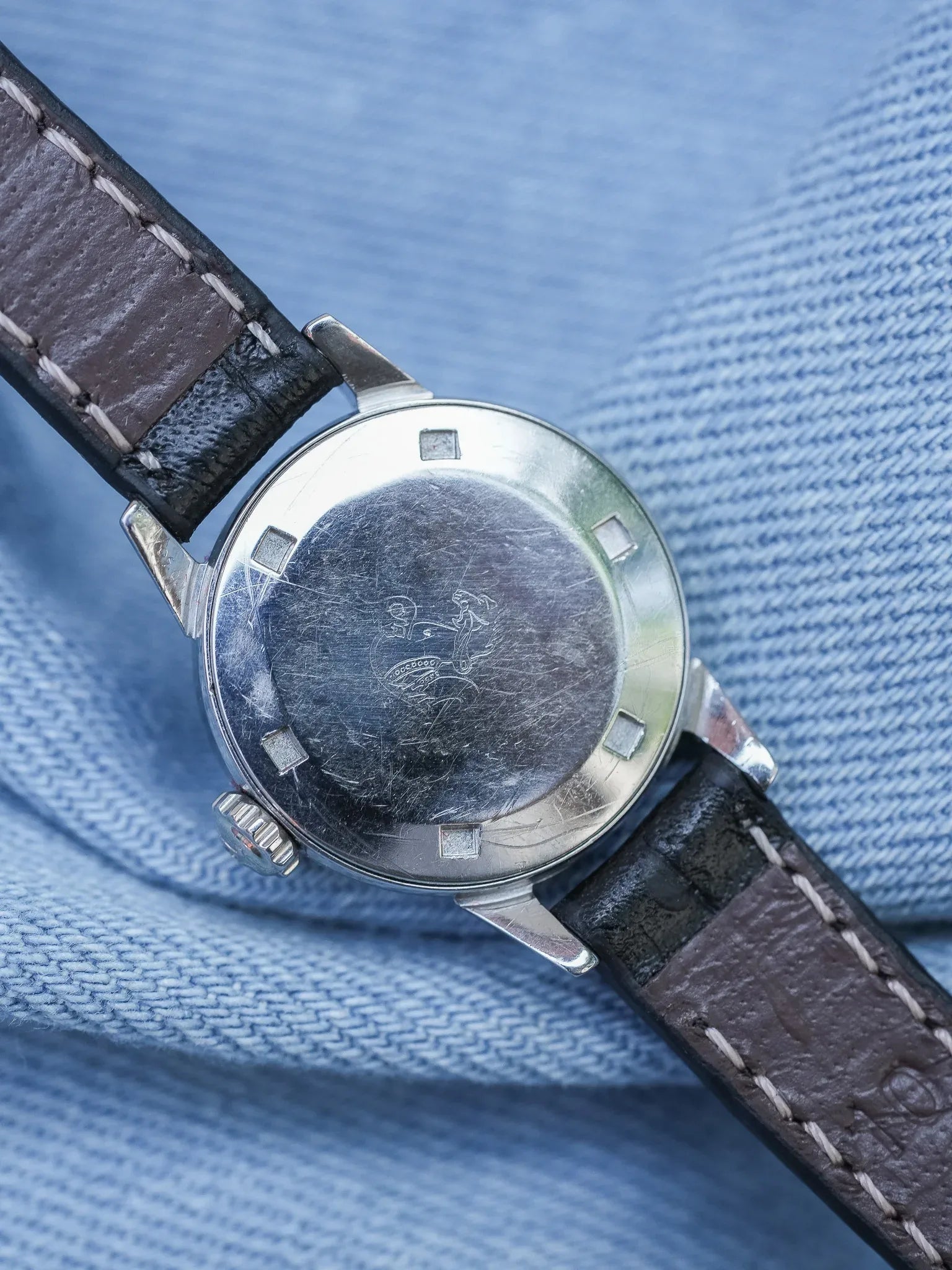 Omega - Seamaster 11074-62-SC Mini Dress Watch Acier Patine Index Baton - 1962 - Atelier Victor