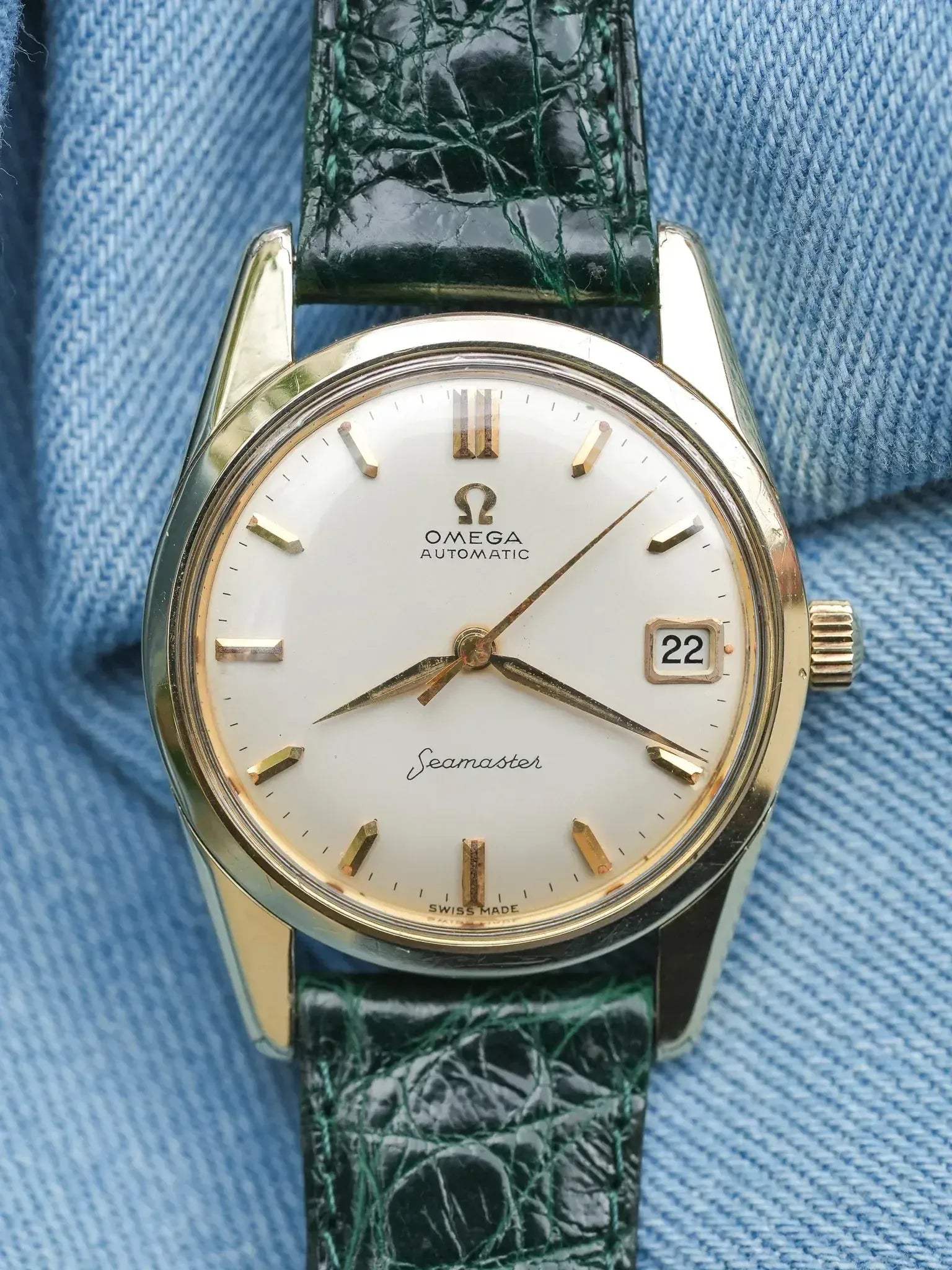 Omega - Seamaster 14701-3-SC Date Plaqué or - 1960 - Atelier Victor