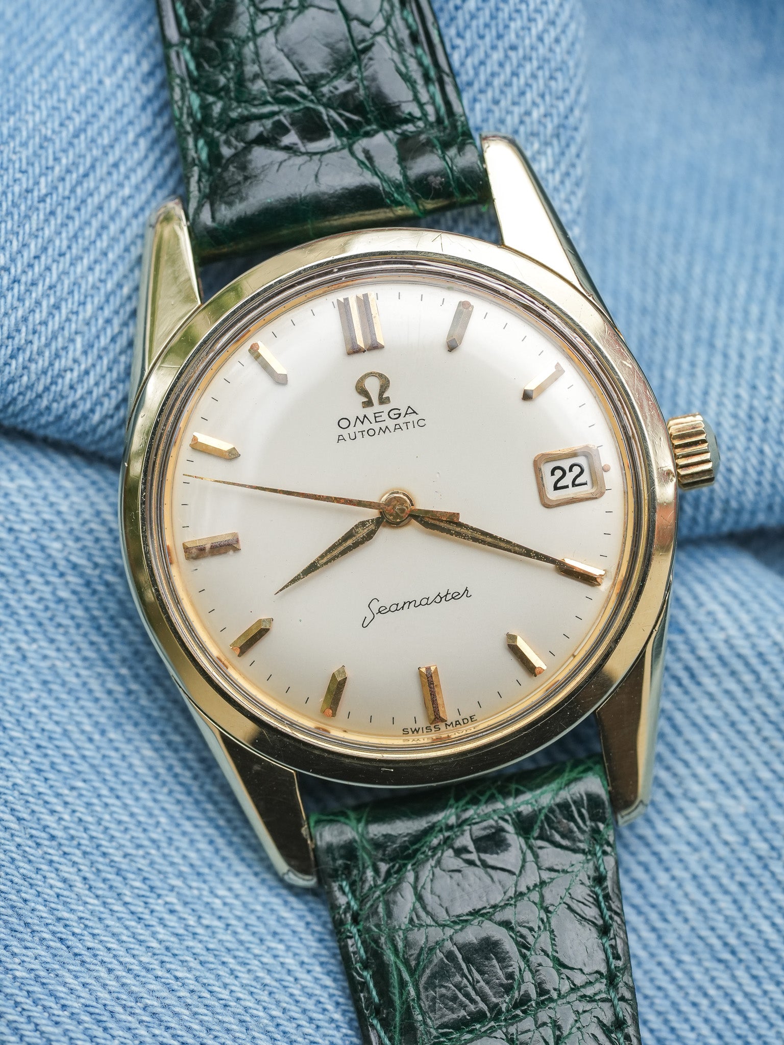 Omega - Seamaster 14701-3-SC Date Plaqué or - 1960 - Atelier Victor Paris - Vintage Watch Shop Dubai