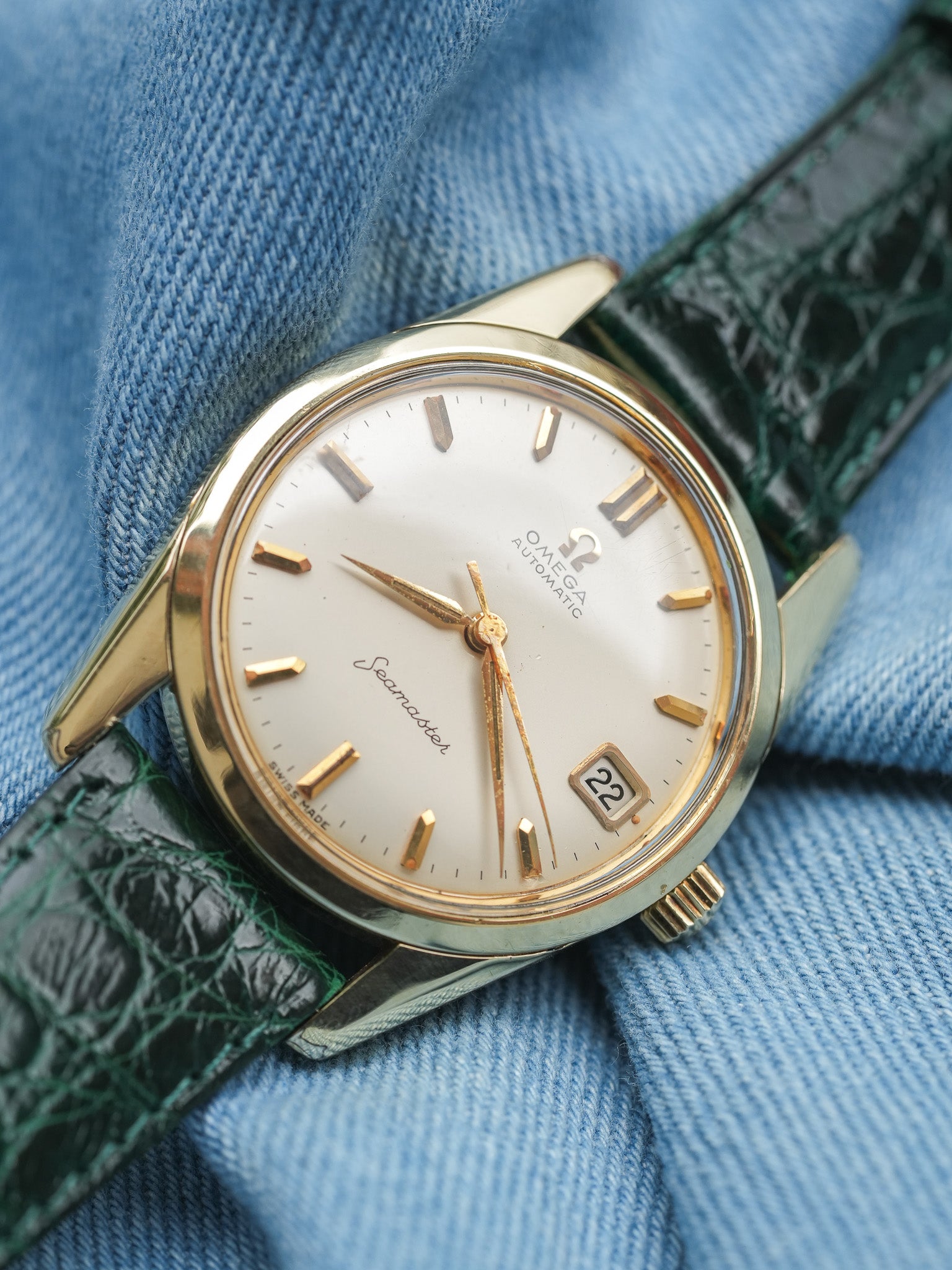 Omega - Seamaster 14701-3-SC Date Plaqué or - 1960 - Atelier Victor Paris - Vintage Watch Shop Dubai