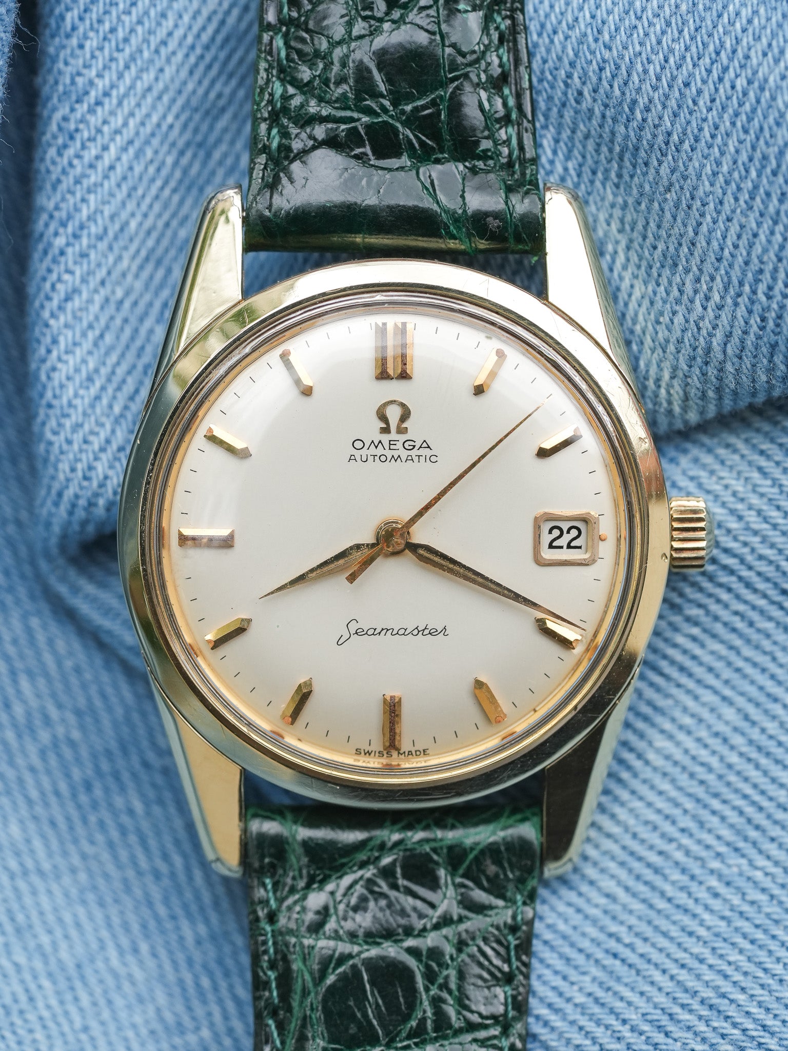 Omega - Seamaster 14701-3-SC Date Plaqué or - 1960 - Atelier Victor Paris - Vintage Watch Shop Dubai