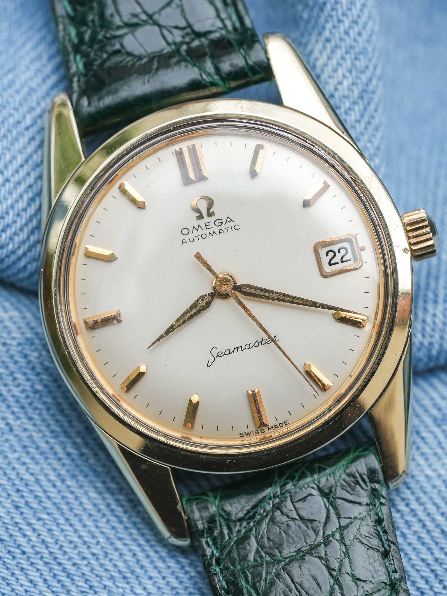 Omega - Seamaster 14701-3-SC Date Plaqué or - 1960 - Atelier Victor - Vintage Shop