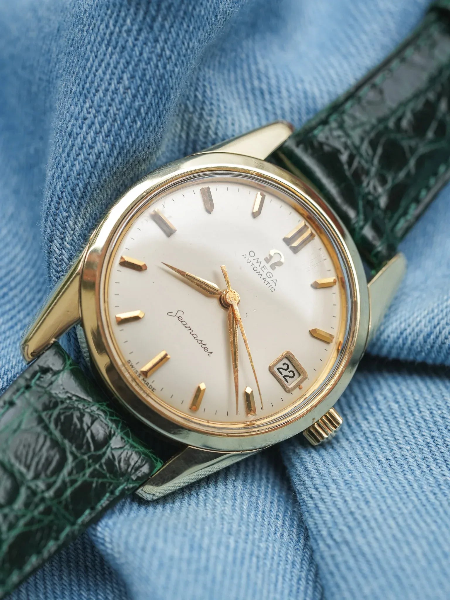 Omega - Seamaster 14701-3-SC Date Plaqué or - 1960 - Atelier Victor - Vintage Shop