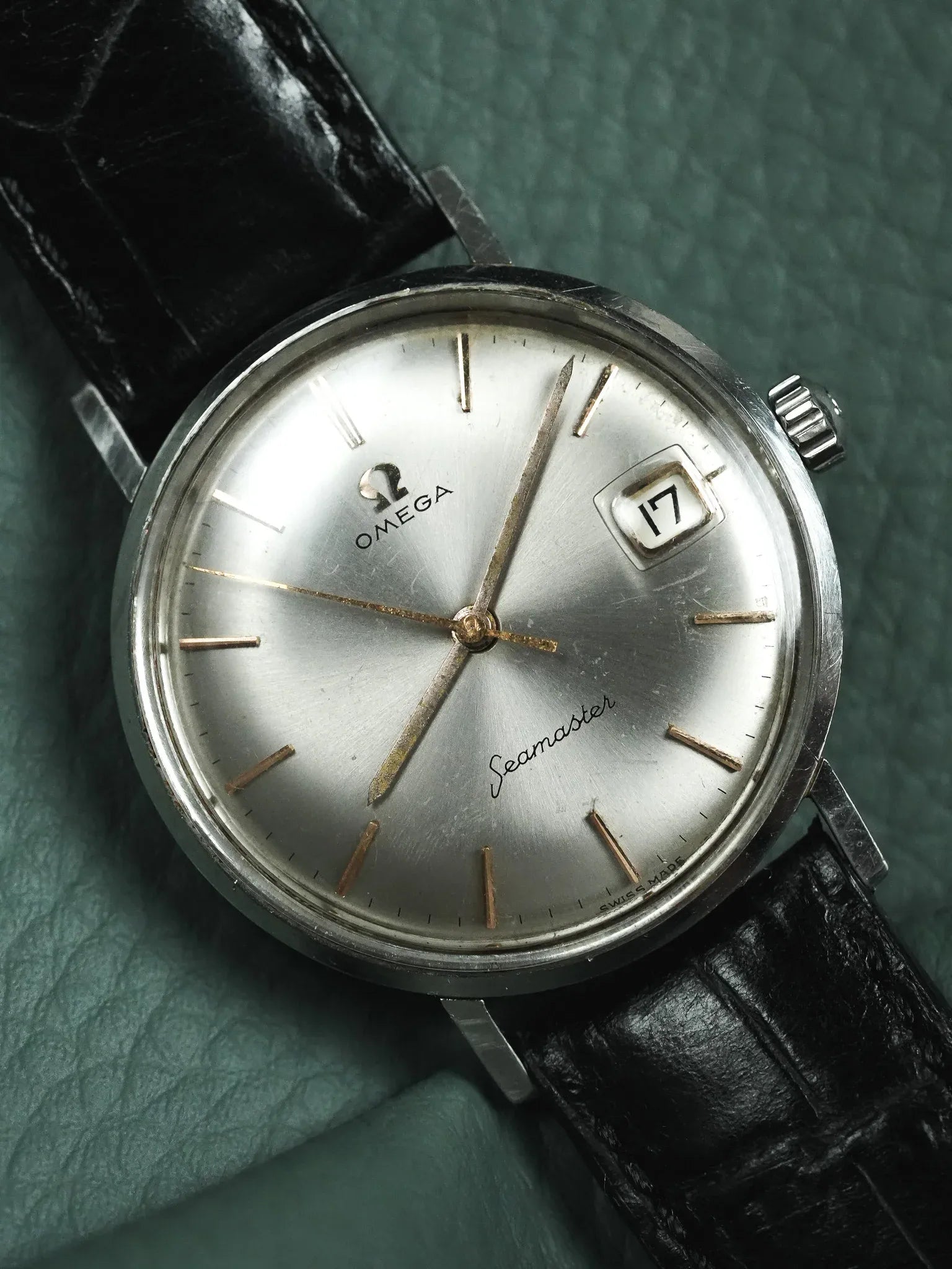 Omega - Seamaster 14740.1.SC Monobloc cadran gris index or - 1960 - Atelier Victor - Vintage Shop