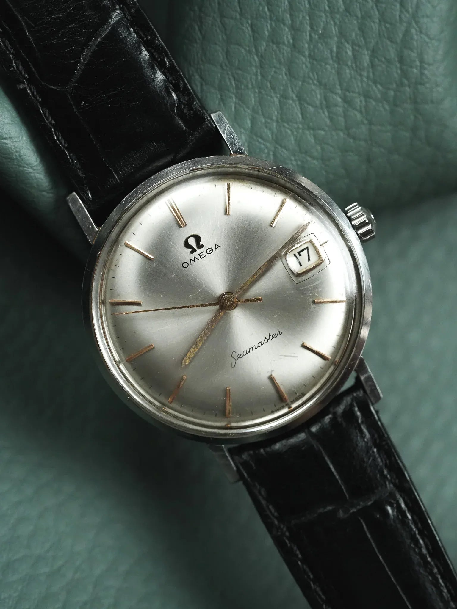 Omega - Seamaster 14740.1.SC Monobloc cadran gris index or - 1960 - Atelier Victor - Vintage Shop