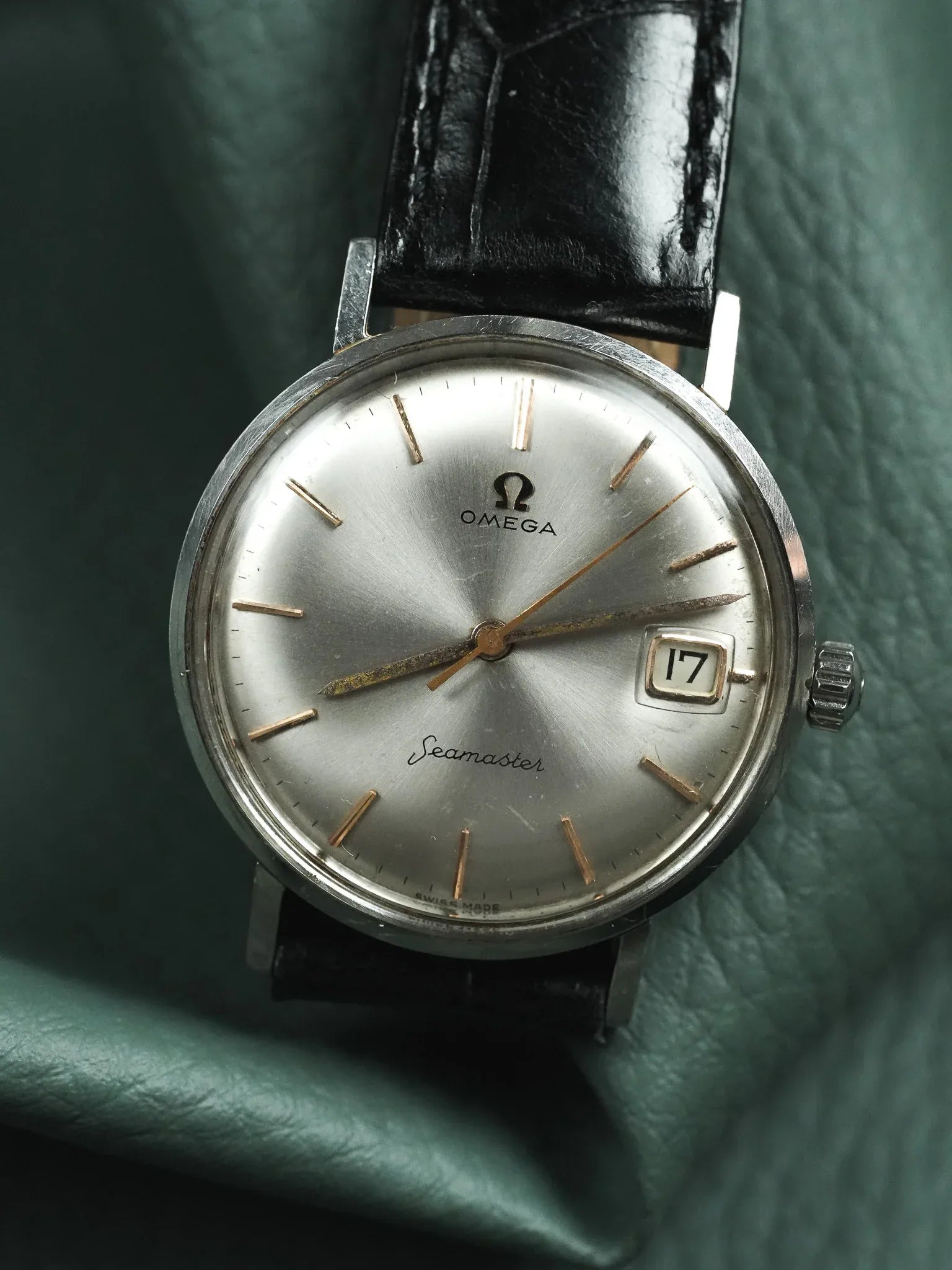 Omega - Seamaster 14740.1.SC Monobloc cadran gris index or - 1960 - Atelier Victor - Vintage Shop