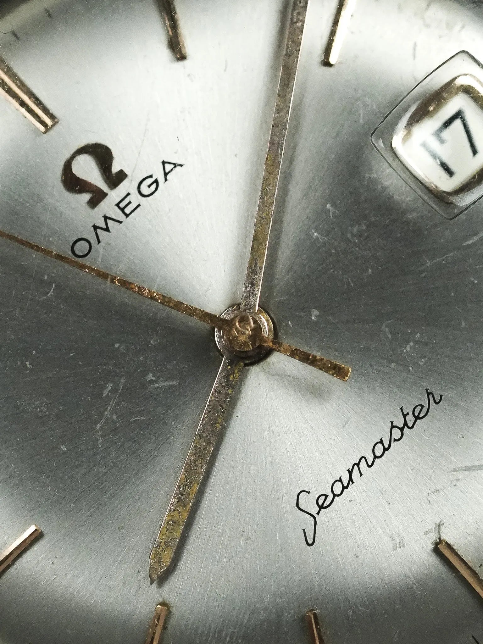 Omega - Seamaster 14740.1.SC Monobloc cadran gris index or - 1960 - Atelier Victor - Vintage Shop