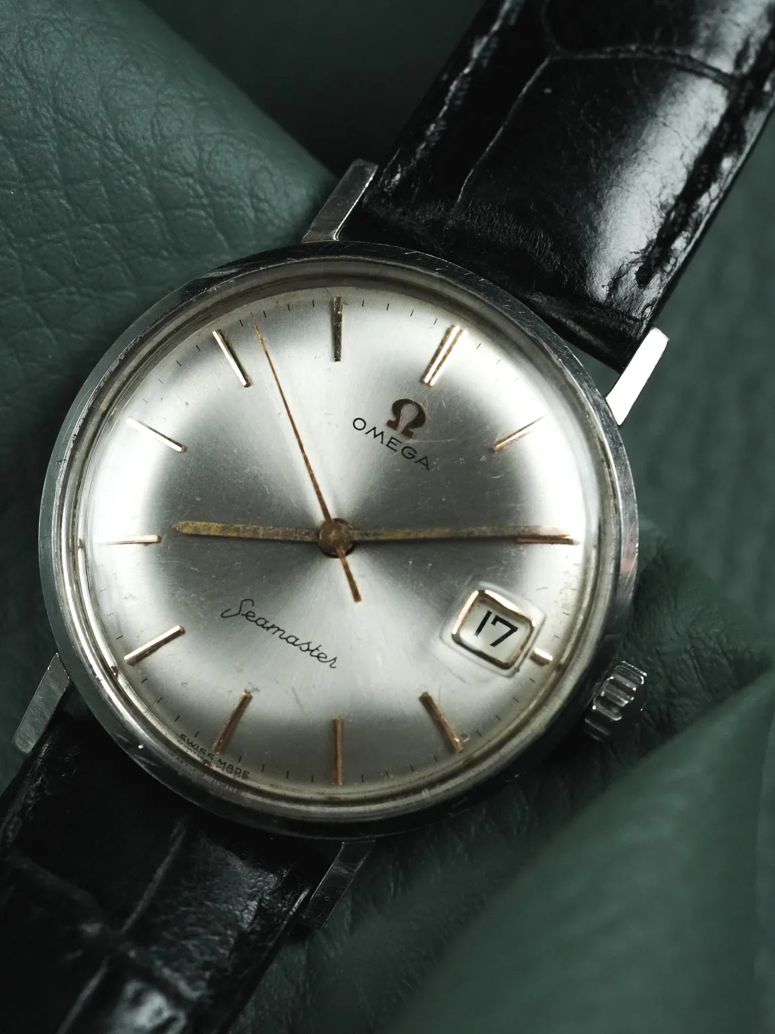Omega - Seamaster 14740.1.SC Monobloc cadran gris index or - 1960 - Atelier Victor - Vintage Shop