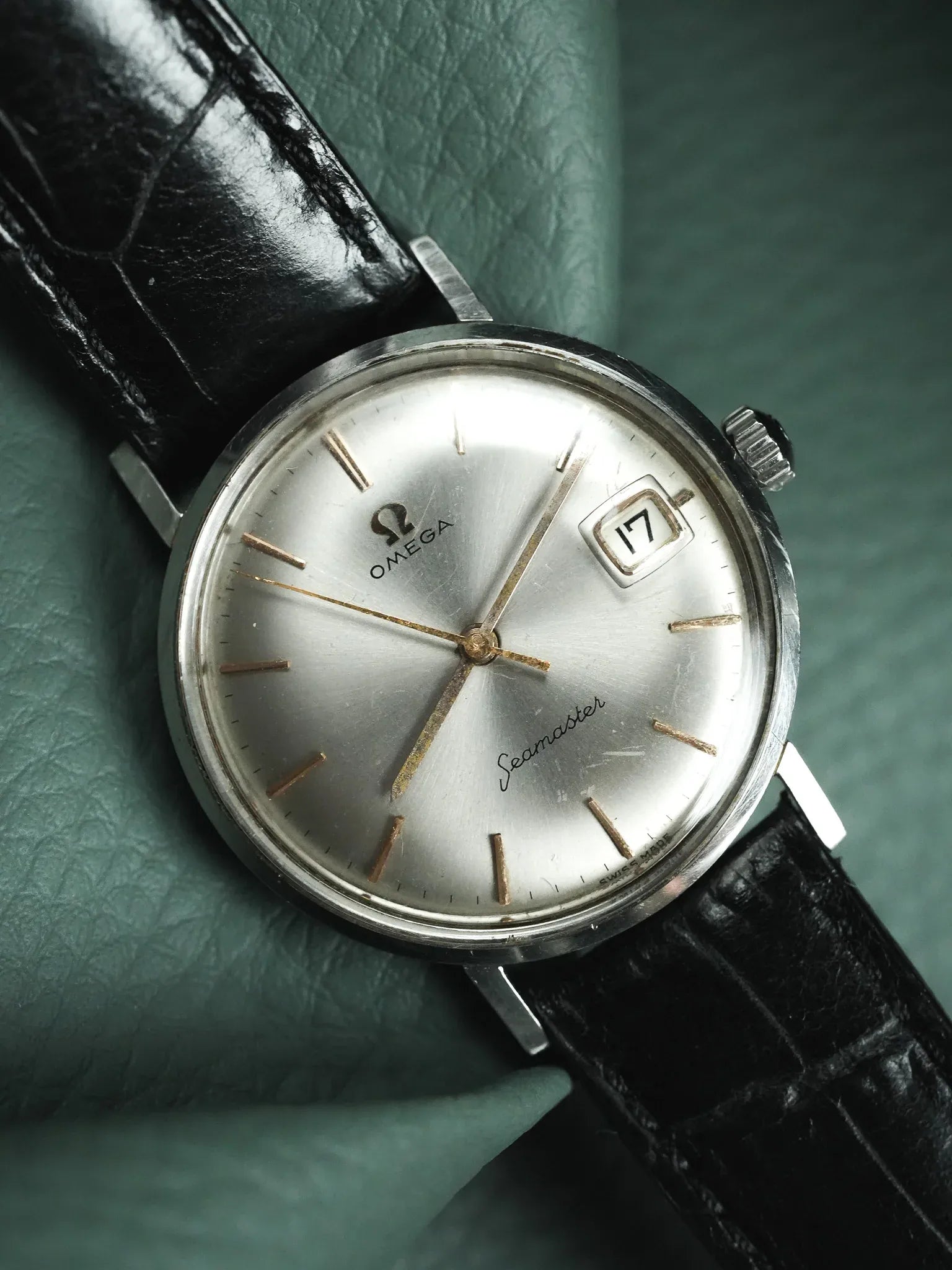 Omega - Seamaster 14740.1.SC Monobloc cadran gris index or - 1960 - Atelier Victor - Vintage Shop