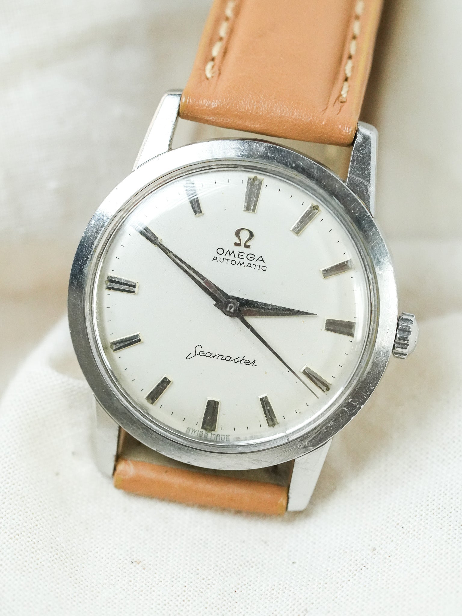 Omega - Seamaster 14774 SC-62 Acier Aiguilles Dauphines - 1962 - Atelier Victor - Vintage Shop