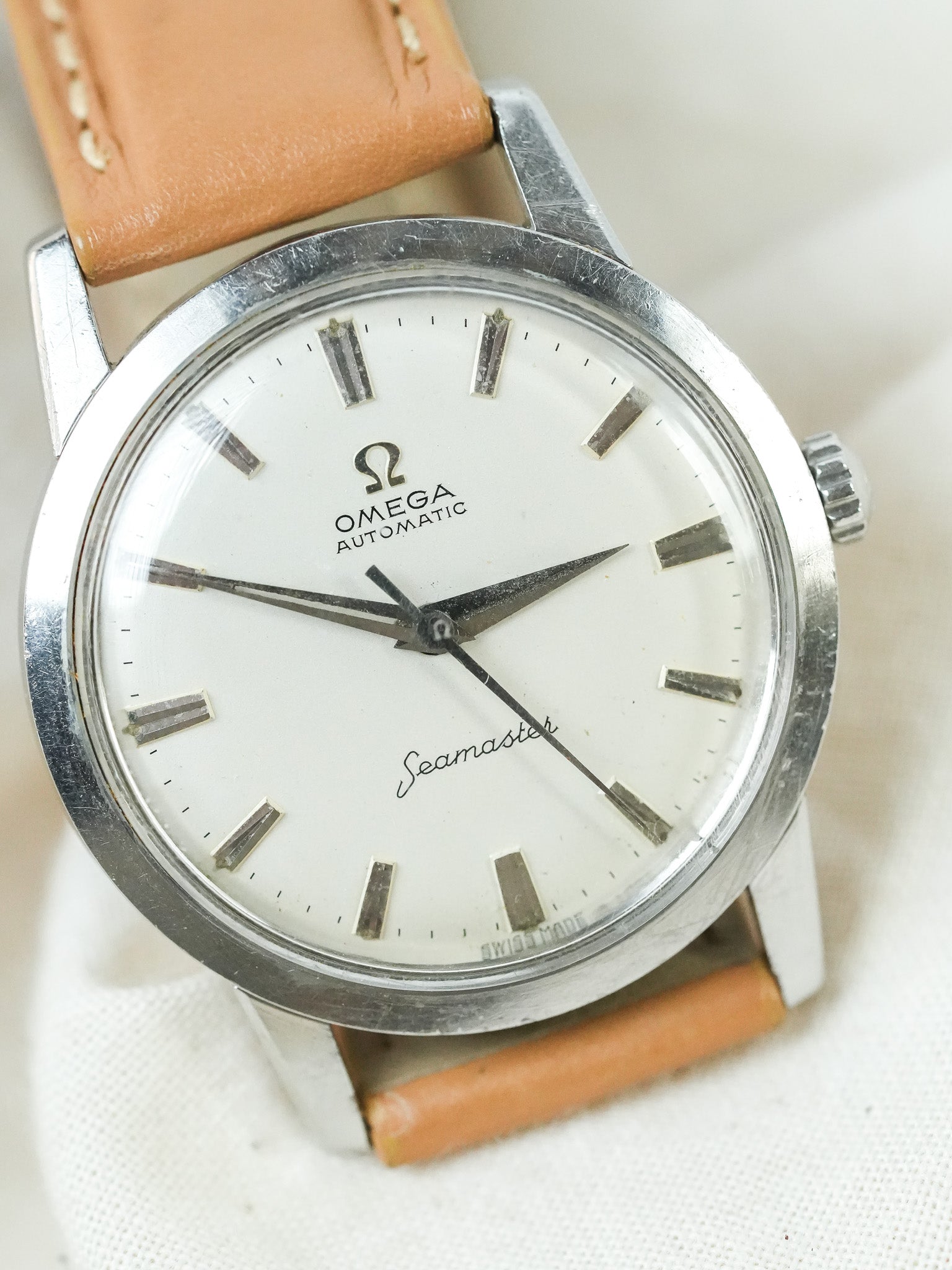 Omega - Seamaster 14774 SC-62 Acier Aiguilles Dauphines - 1962 - Atelier Victor - Vintage Shop