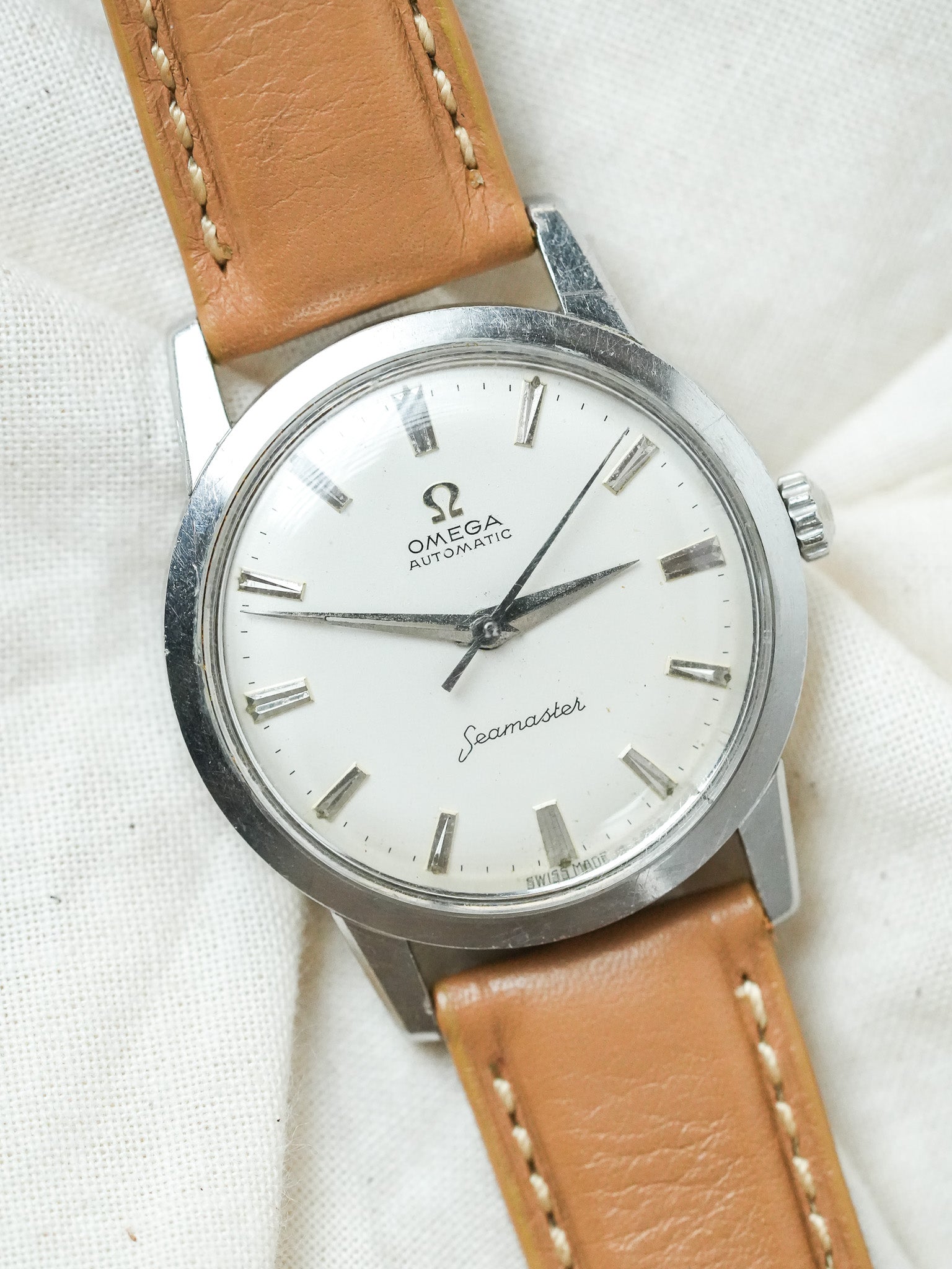 Omega - Seamaster 14774 SC-62 Acier Aiguilles Dauphines - 1962 - Atelier Victor - Vintage Shop