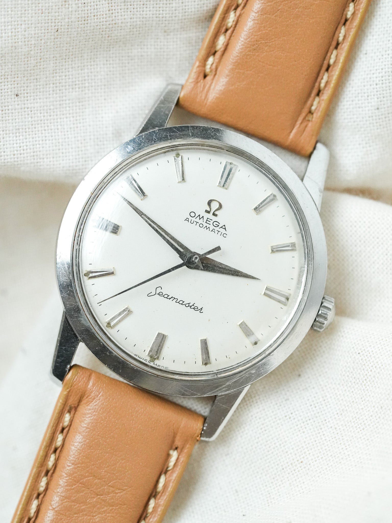 Omega - Seamaster 14774 SC-62 Acier Aiguilles Dauphines - 1962 - Atelier Victor - Vintage Shop