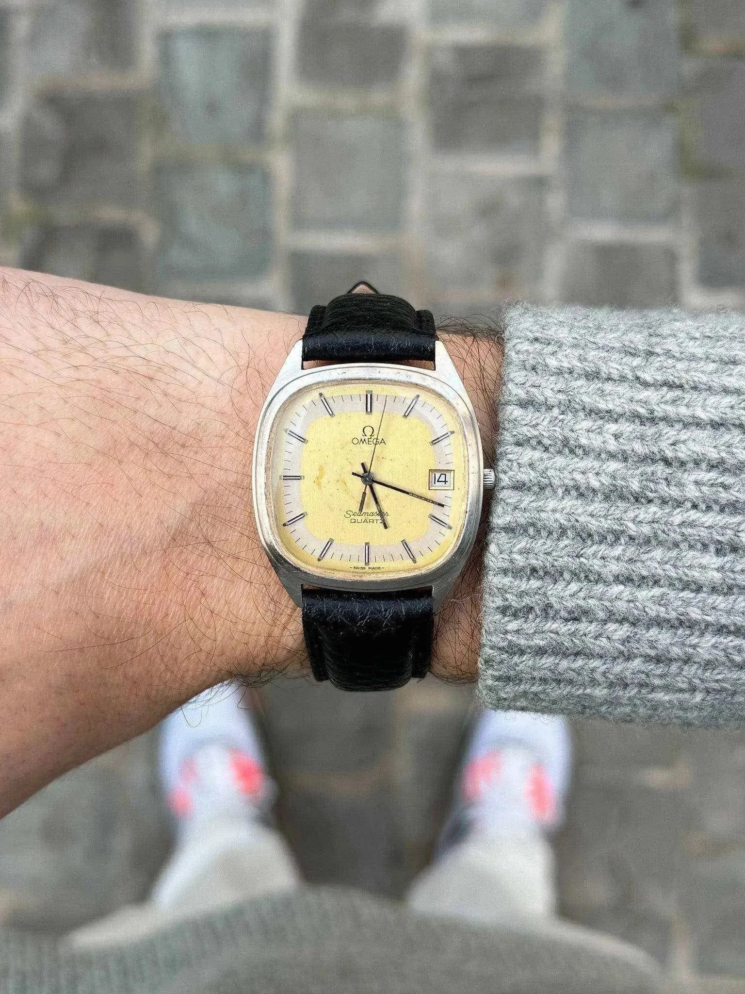 Omega - Seamaster 196.0218 Acier Patine Oversize - 1979 - Atelier Victor - Vintage Shop
