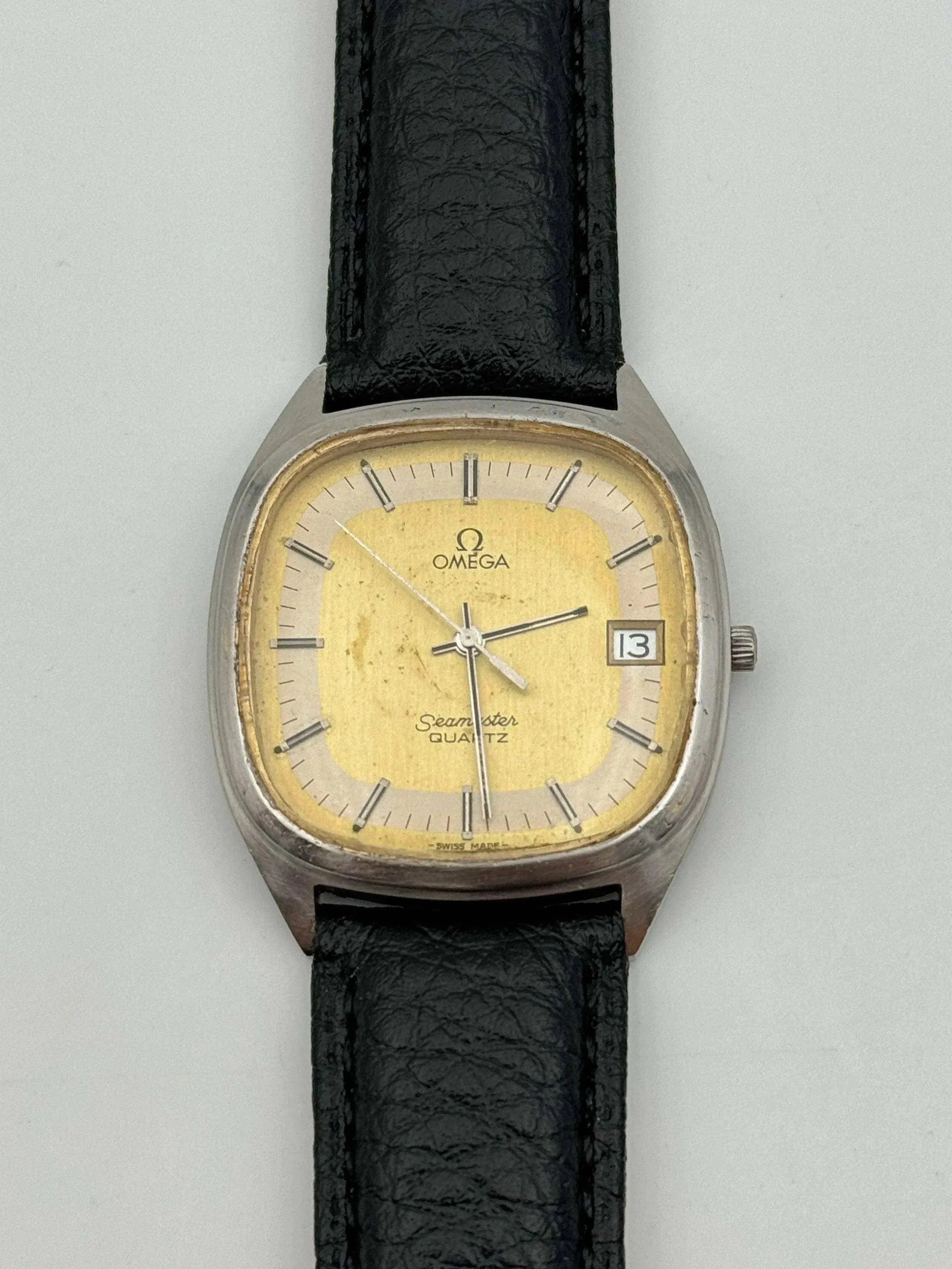 Omega - Seamaster 196.0218 Acier Patine Oversize - 1979 - Atelier Victor - Vintage Shop