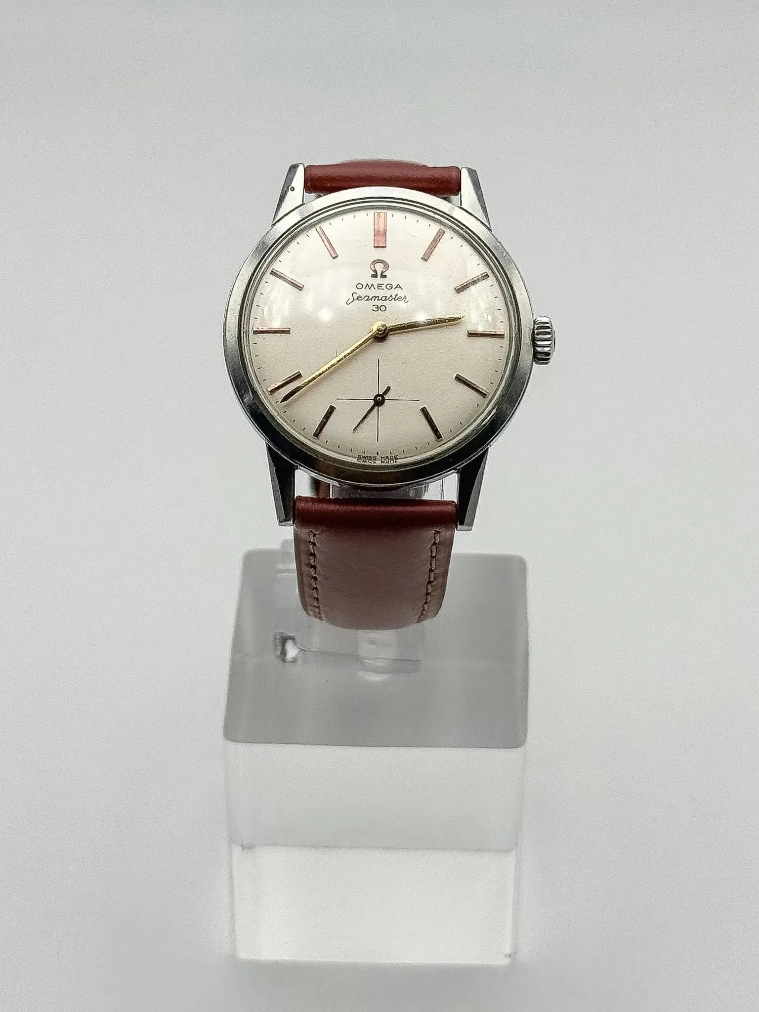 Omega - Seamaster 30 Index Or rose - 1962 - Atelier Victor - Vintage Shop
