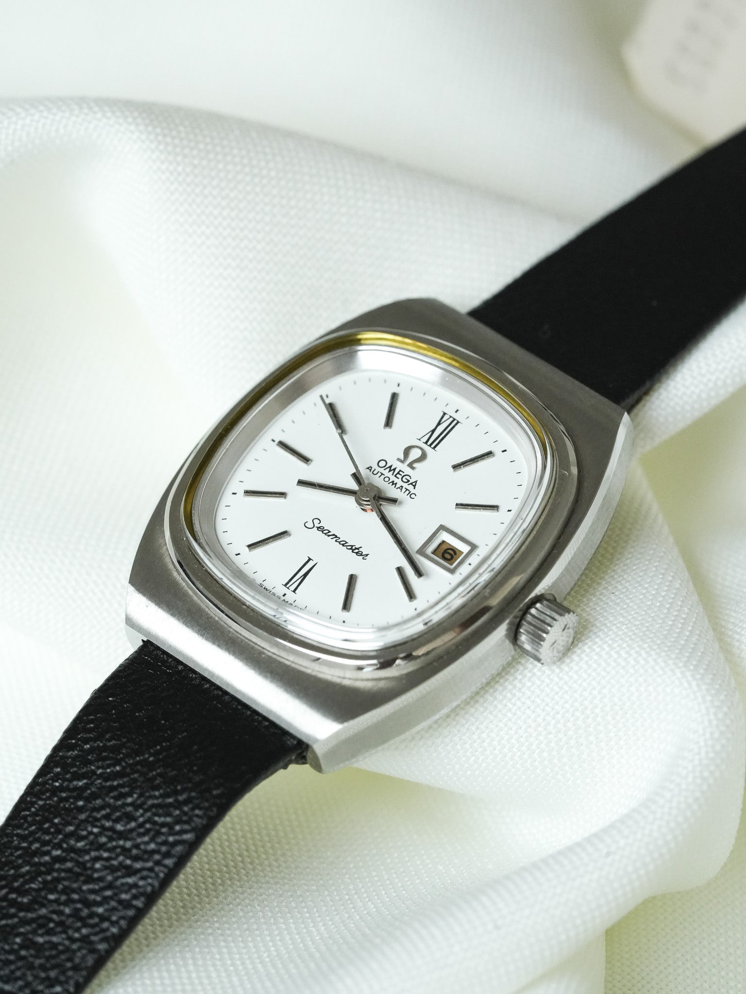 Omega - Seamaster 566.0085 Mini TV Quadrante bianco automatico - nuovo di stock - 1970
