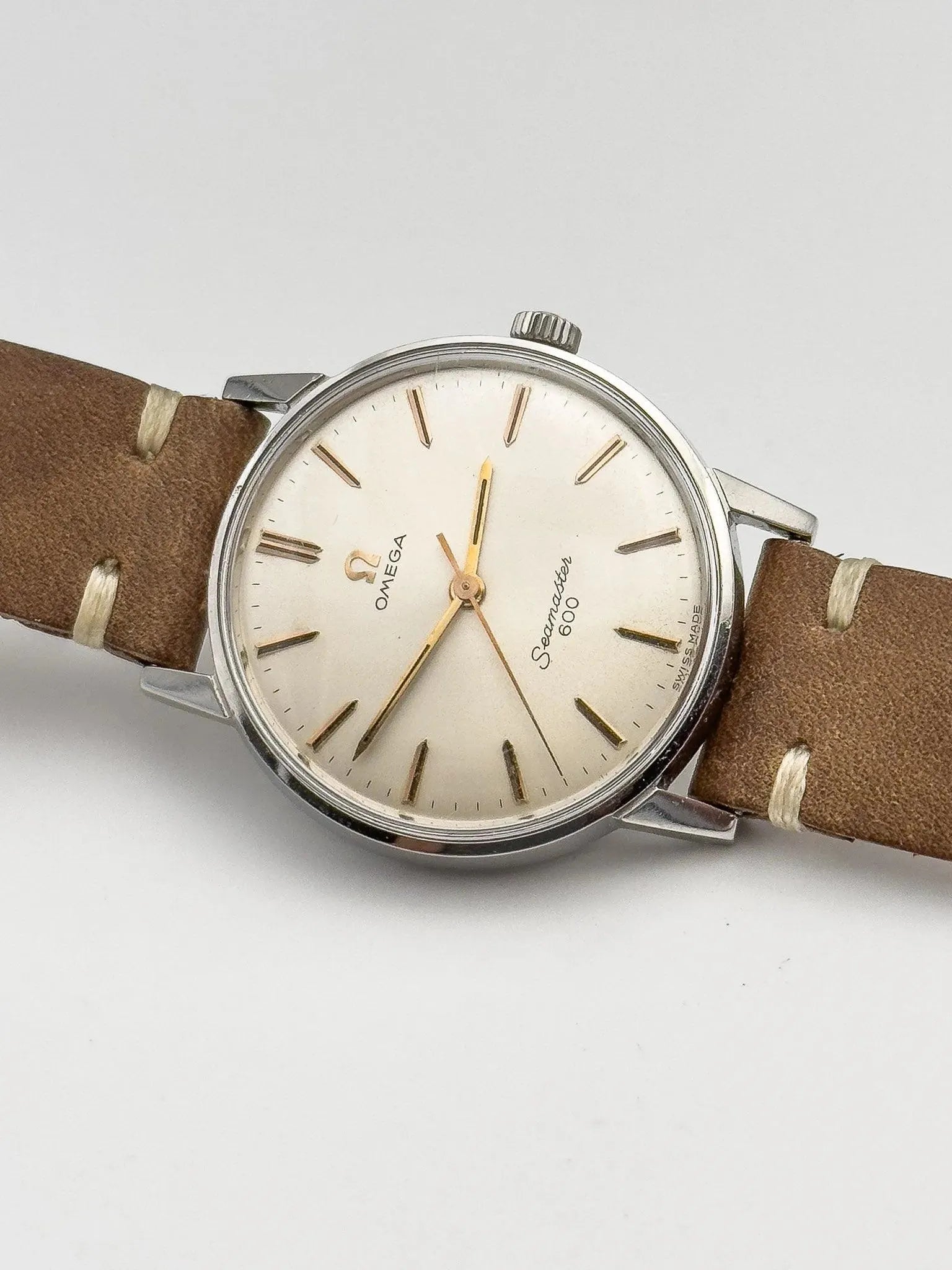 Omega - Seamaster 600 135.011 Index Or rose & onyx - Boite & Papier - 1965 - Atelier Victor Paris - Vintage Watch Shop Dubai