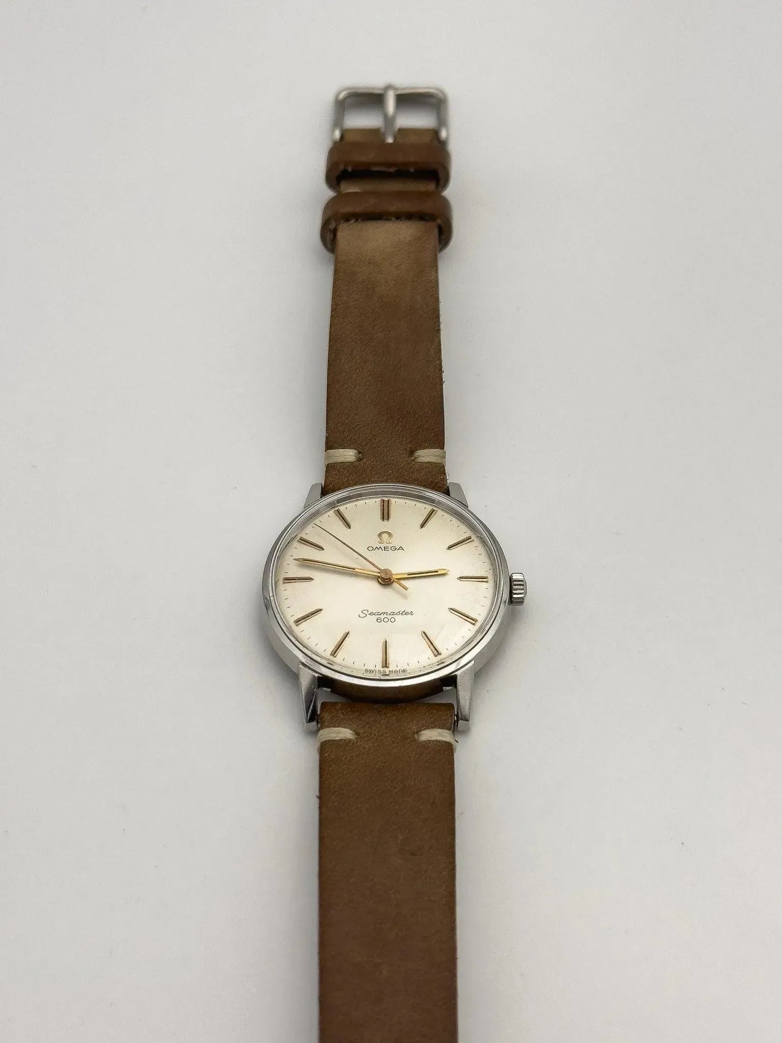Omega - Seamaster 600 135.011 Index Or rose & onyx - Boite & Papier - 1965 - Atelier Victor - Vintage Shop