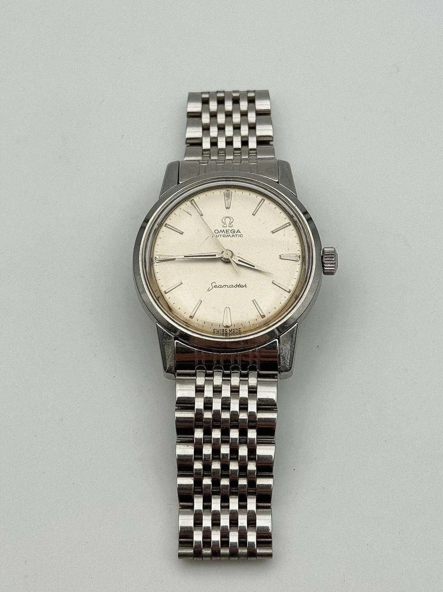 Omega - Seamaster Blanc crème Grain de riz - 1960 - Atelier Victor Paris - Vintage Watch Shop Dubai