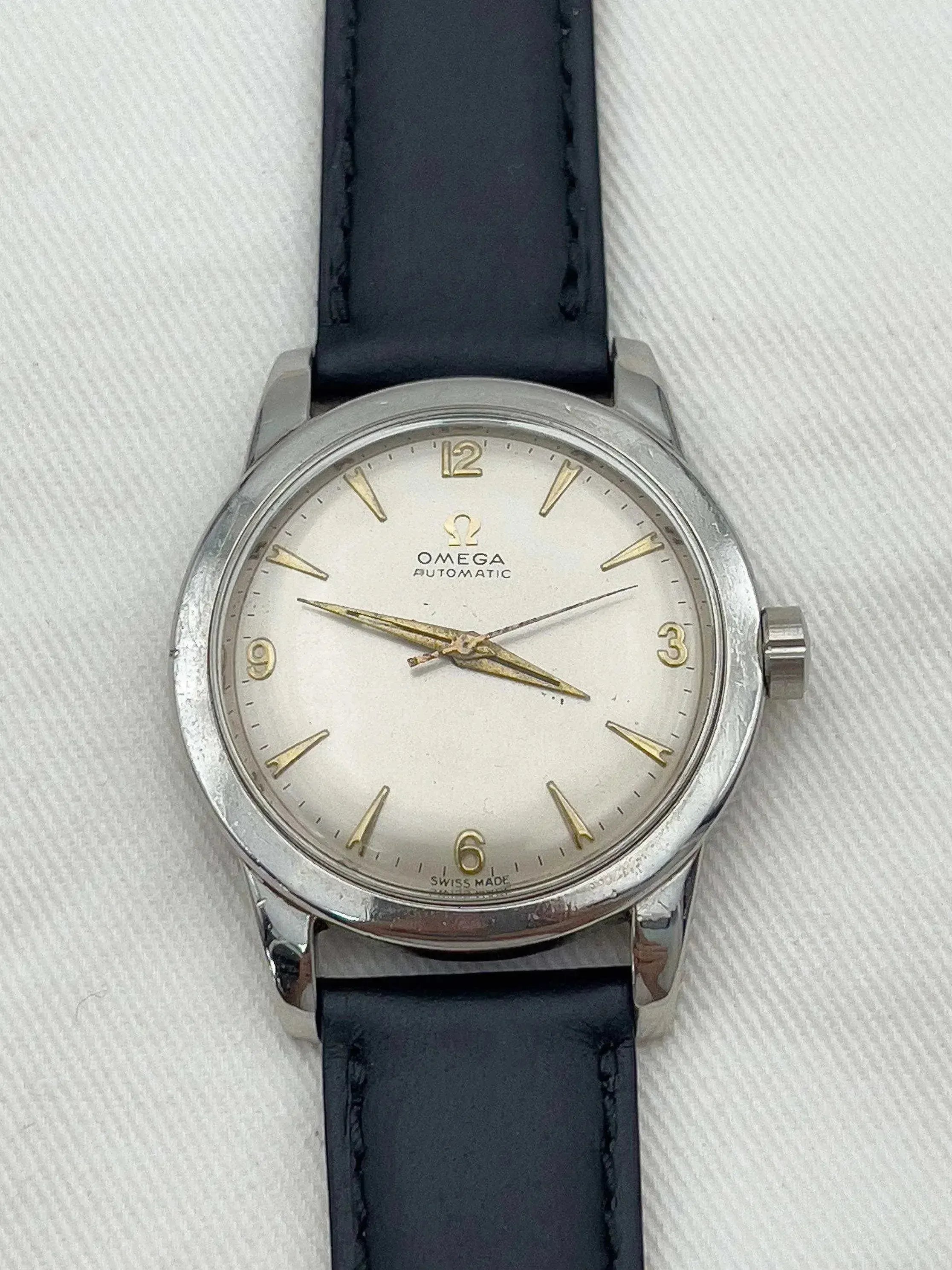 Omega - Seamaster Bumper Cadran Champagne - 1950 - Atelier Victor - Vintage Shop