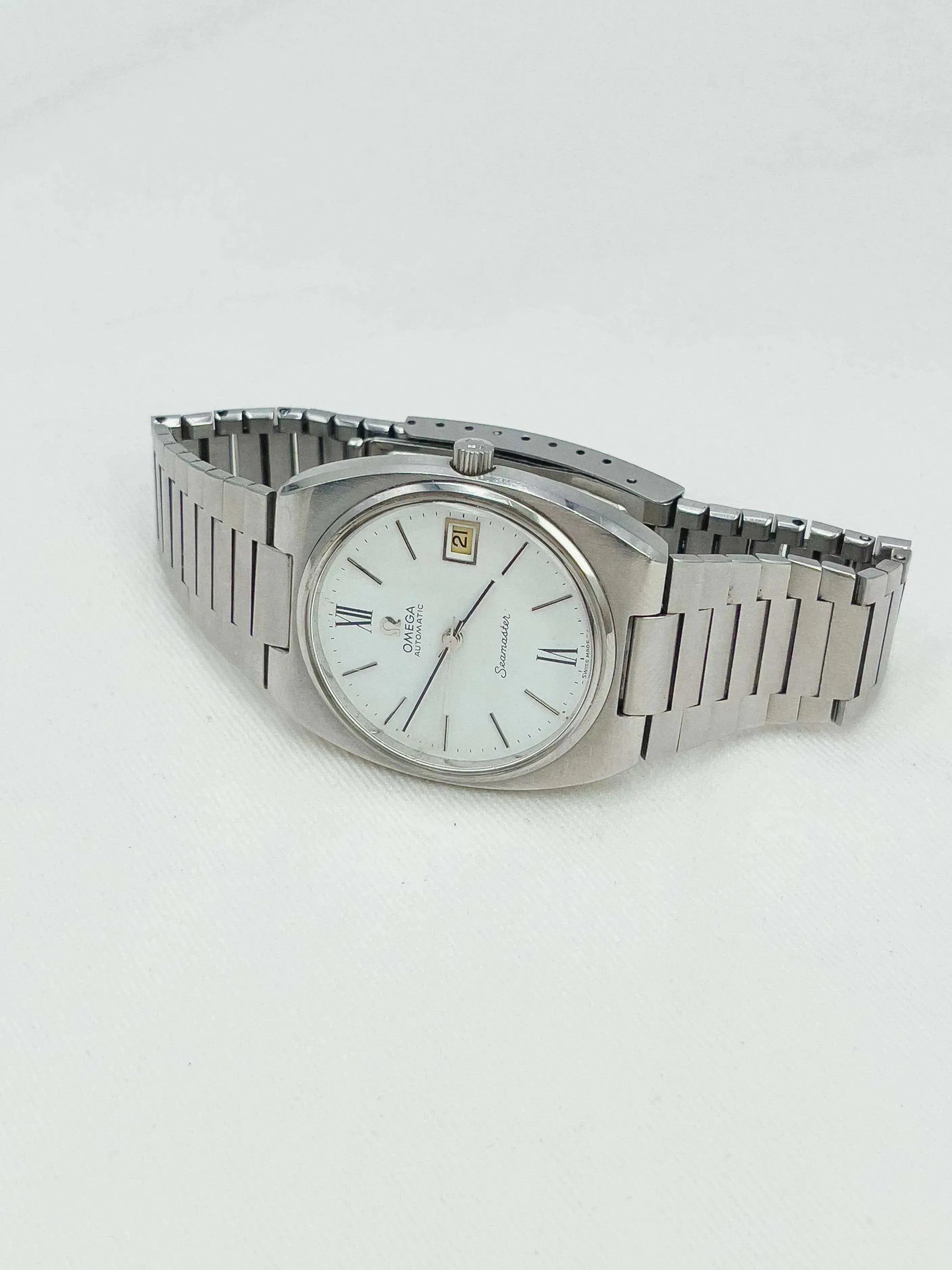 Omega - Seamaster Cadran blanc tonneau XL - 1976 - Atelier Victor