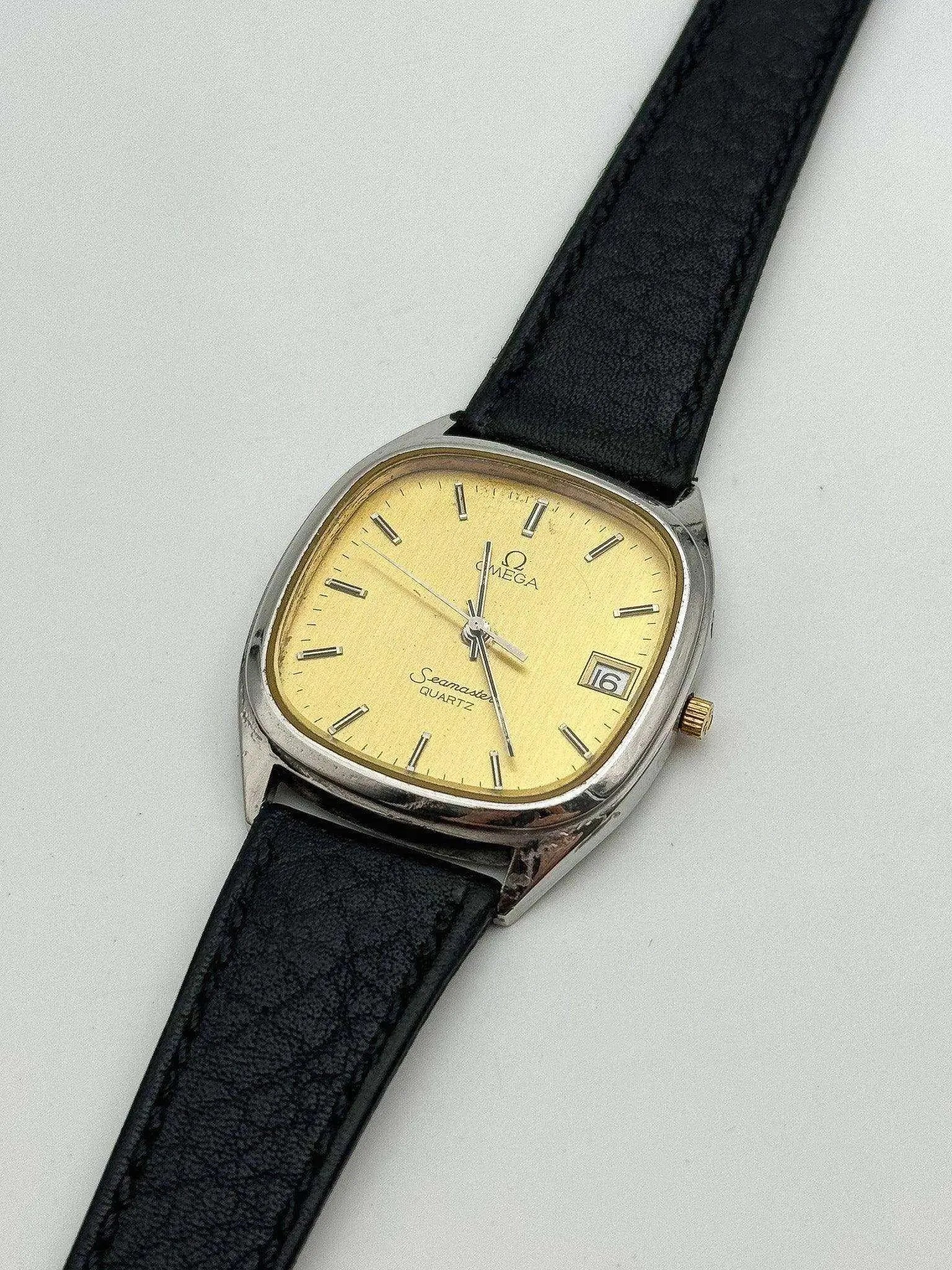 Omega - Seamaster Champagne - 1984 - Atelier Victor Paris - Vintage Watch Shop Dubai