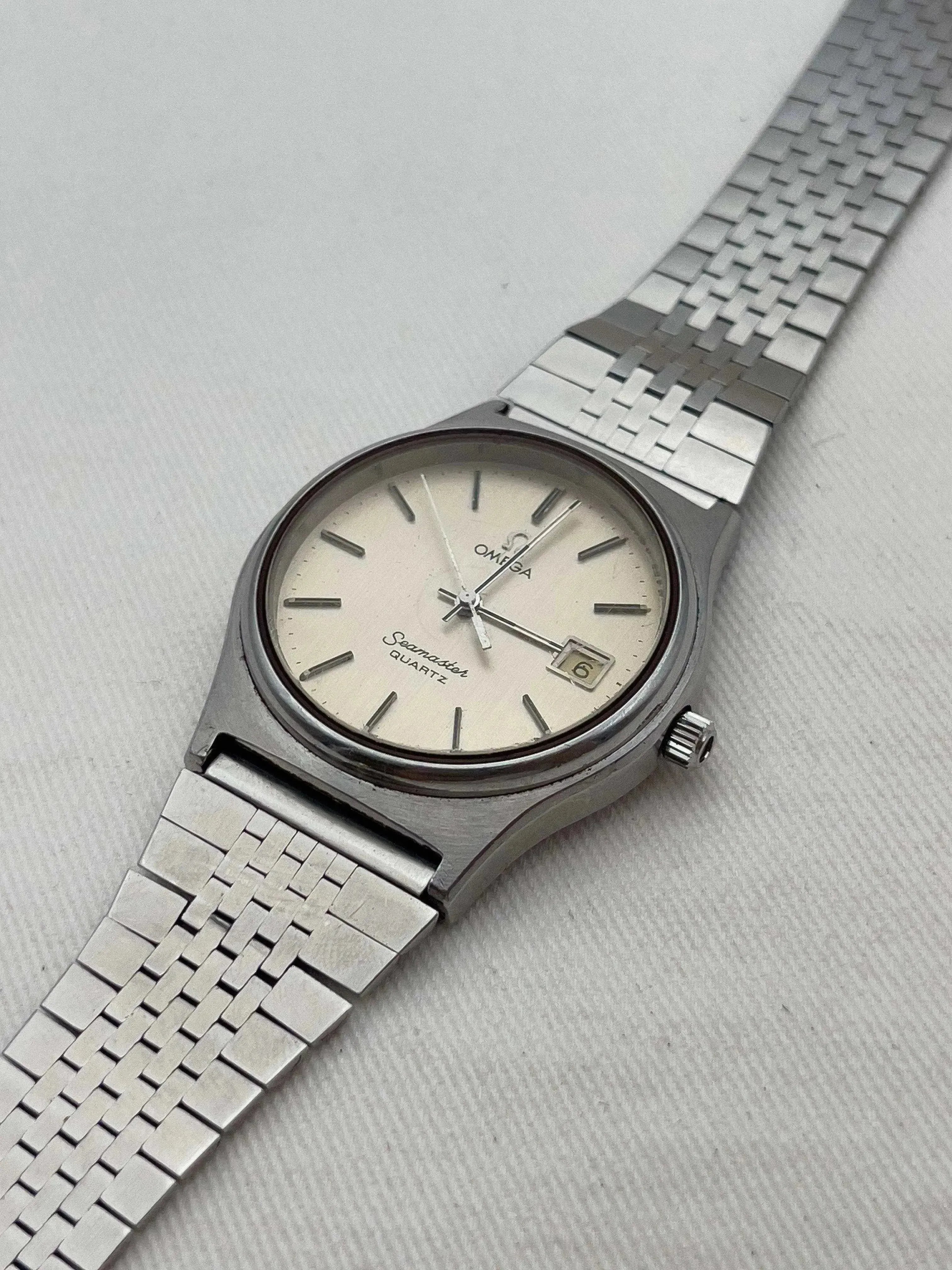 Omega - Seamaster Champagne Patine - boîte - 1976 - Atelier Victor