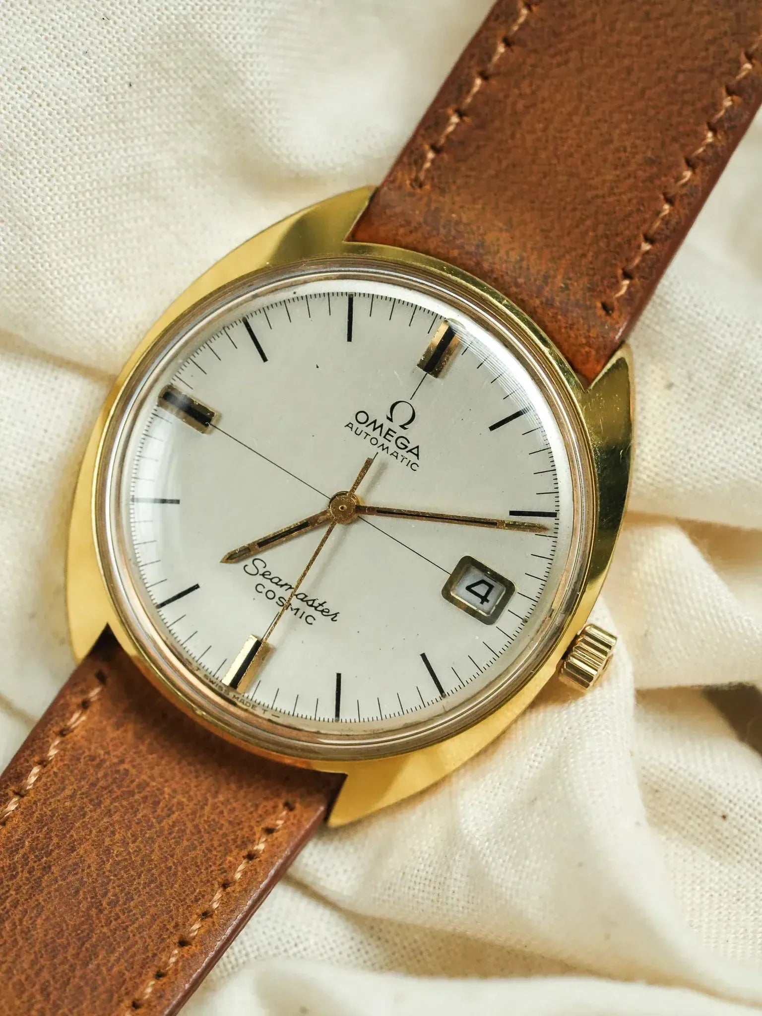 Omega - Seamaster Cosmic 166.026 Plaqué or Monobloc - 1970s - Atelier Victor