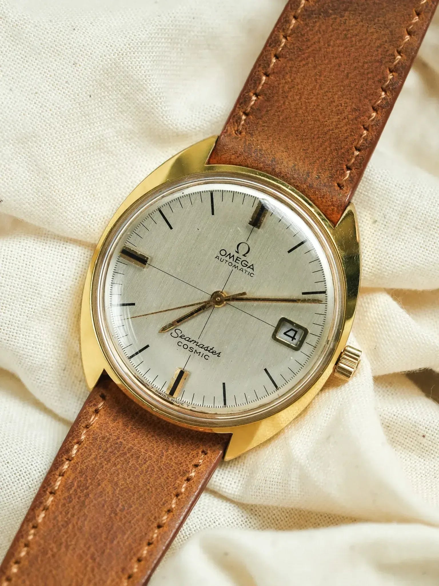 Omega - Seamaster Cosmic 166.026 Plaqué or Monobloc - 1970s - Atelier Victor