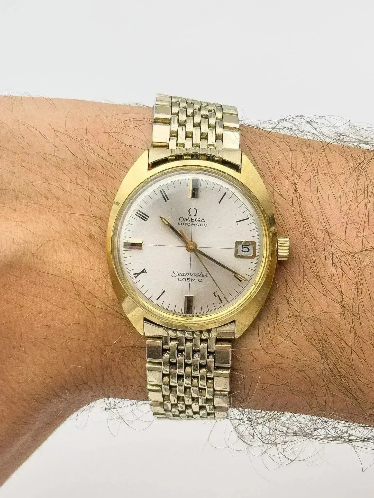 Omega - Seamaster Cosmic Plaqué or - 1970s - Atelier Victor