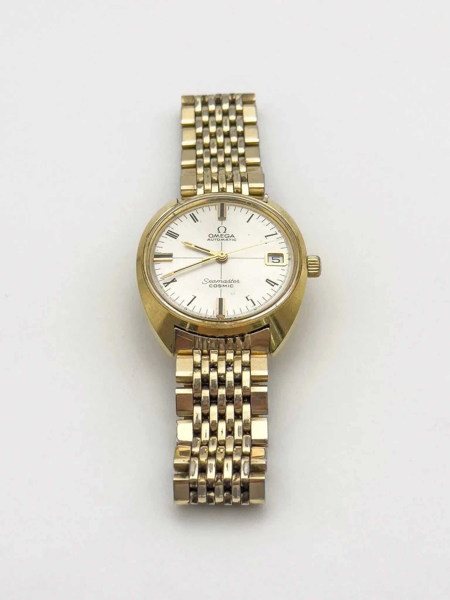 Omega - Seamaster Cosmic Plaqué or - 1970s - Atelier Victor - Vintage Shop
