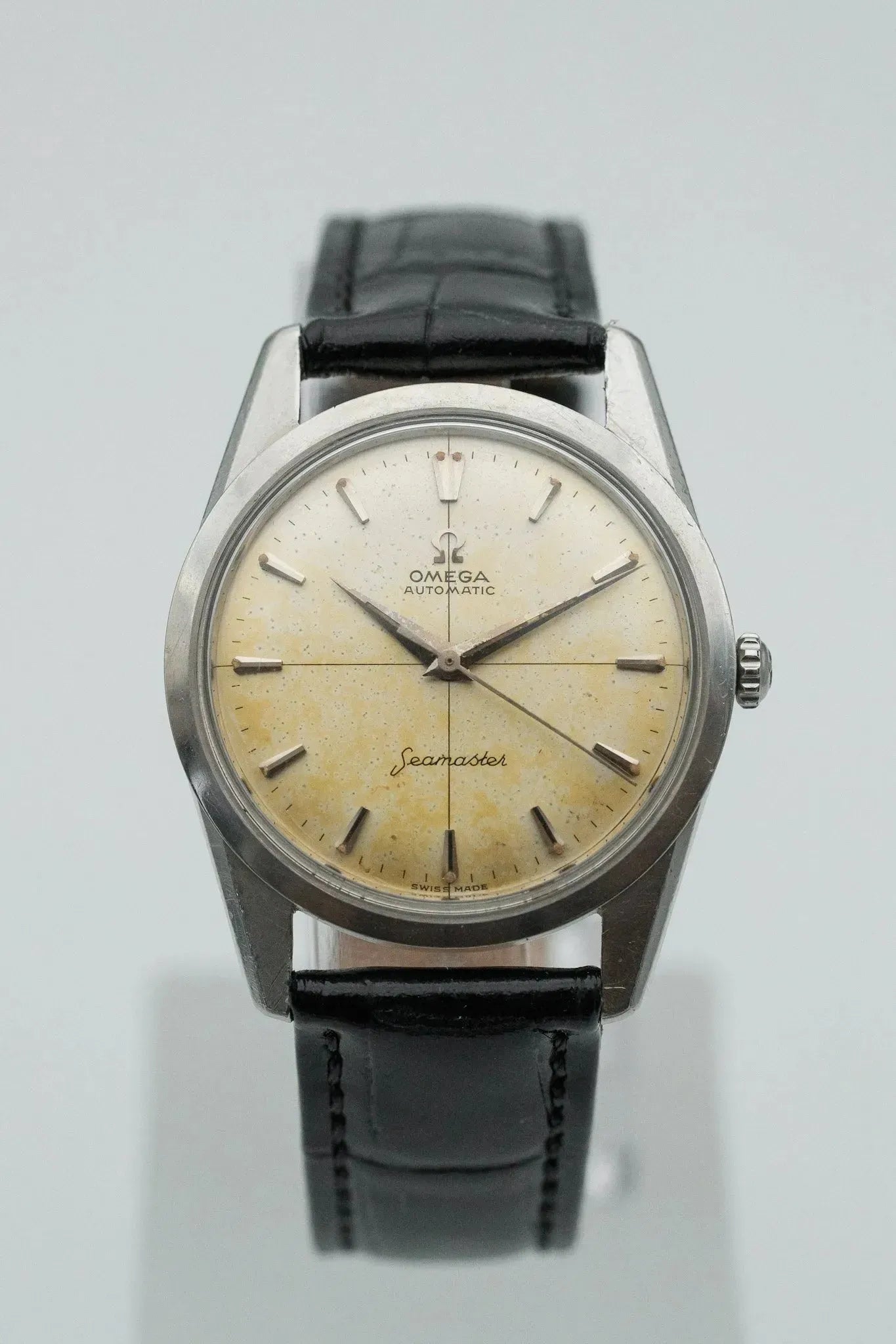 Omega - Seamaster Crosshair Patine - 1961 - Atelier Victor - Vintage Shop