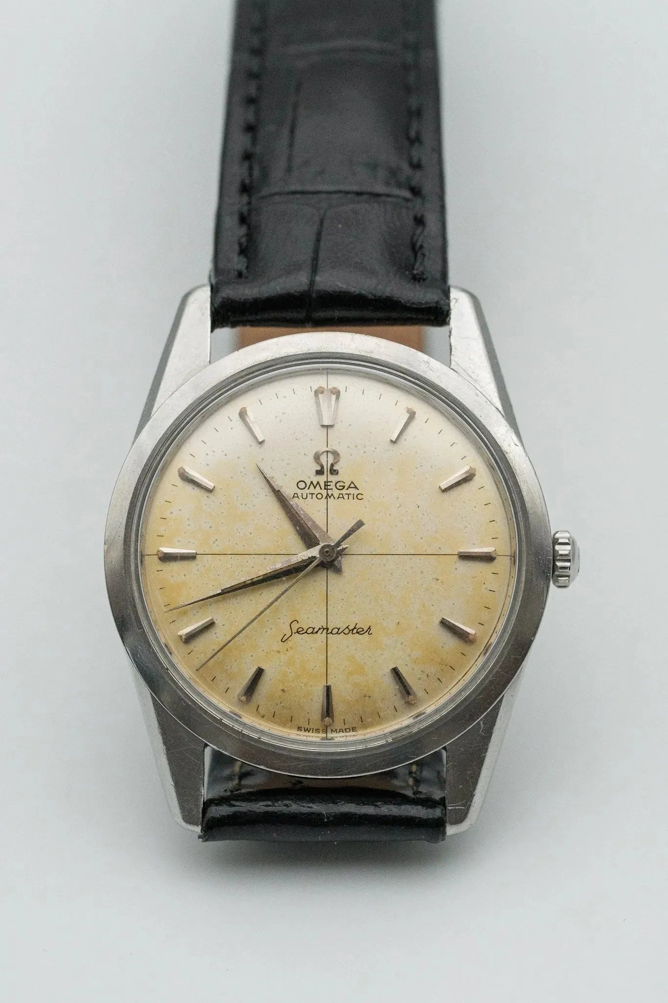 Omega - Seamaster Crosshair Patine - 1961 - Atelier Victor - Vintage Shop